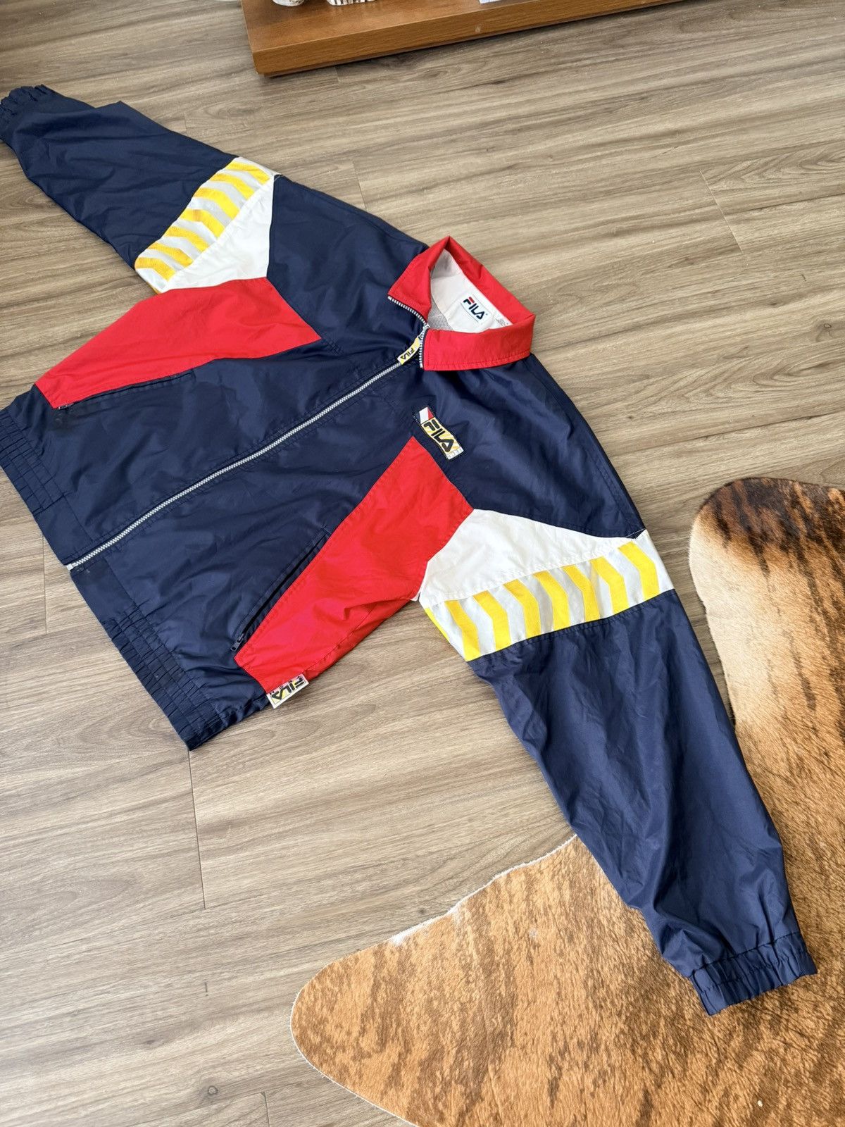 Fila Vintage 90’s Men’s Fila Tech Wind Breaker Jacket Size Large Size US L / EU 52-54 / 3 - 2 Thumbnail