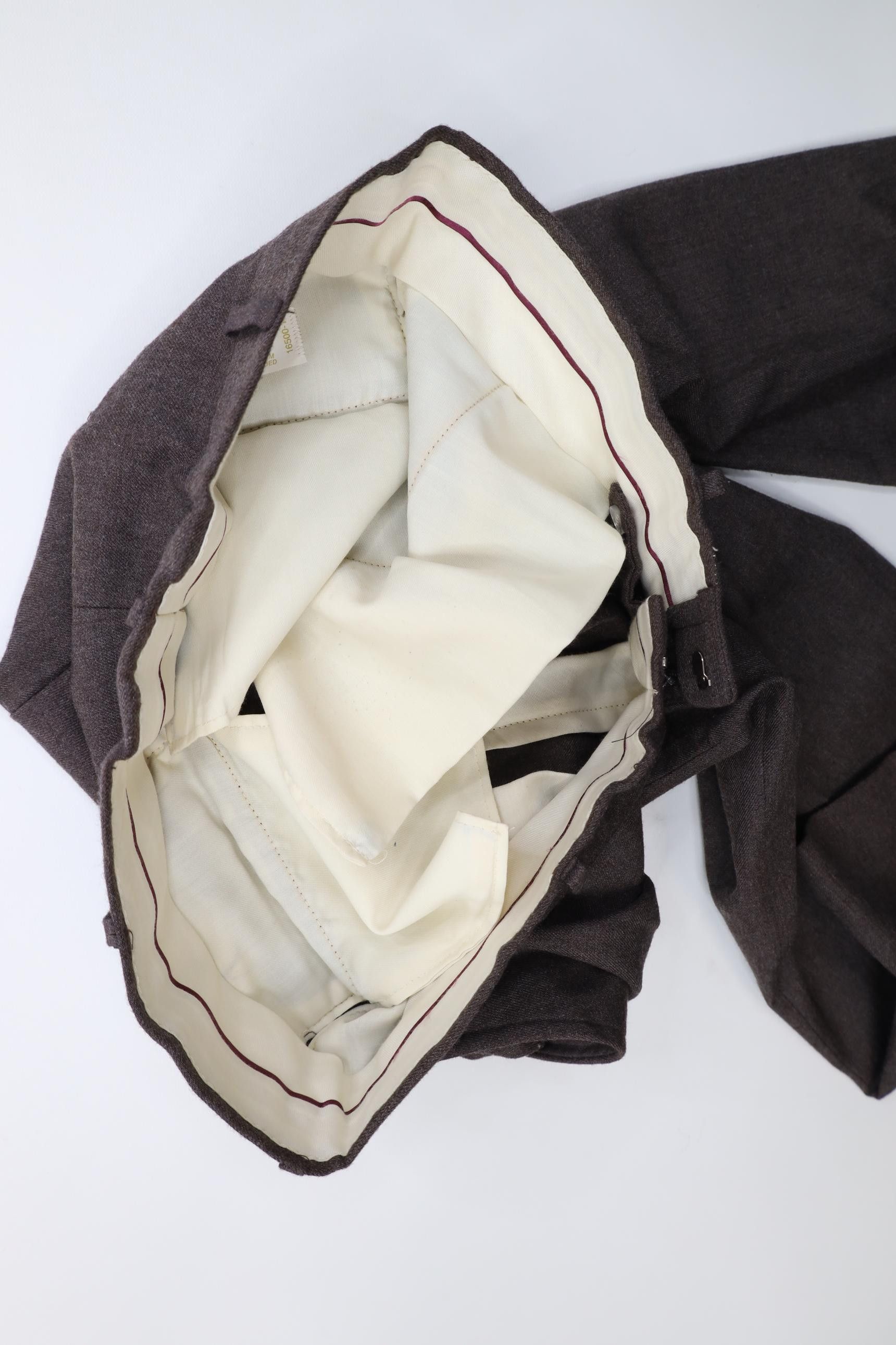 Vintage Vintage 70s Streetwear Flared Wide Leg Chino Pants Brown USA Size US 36 / EU 52 - 9 Thumbnail