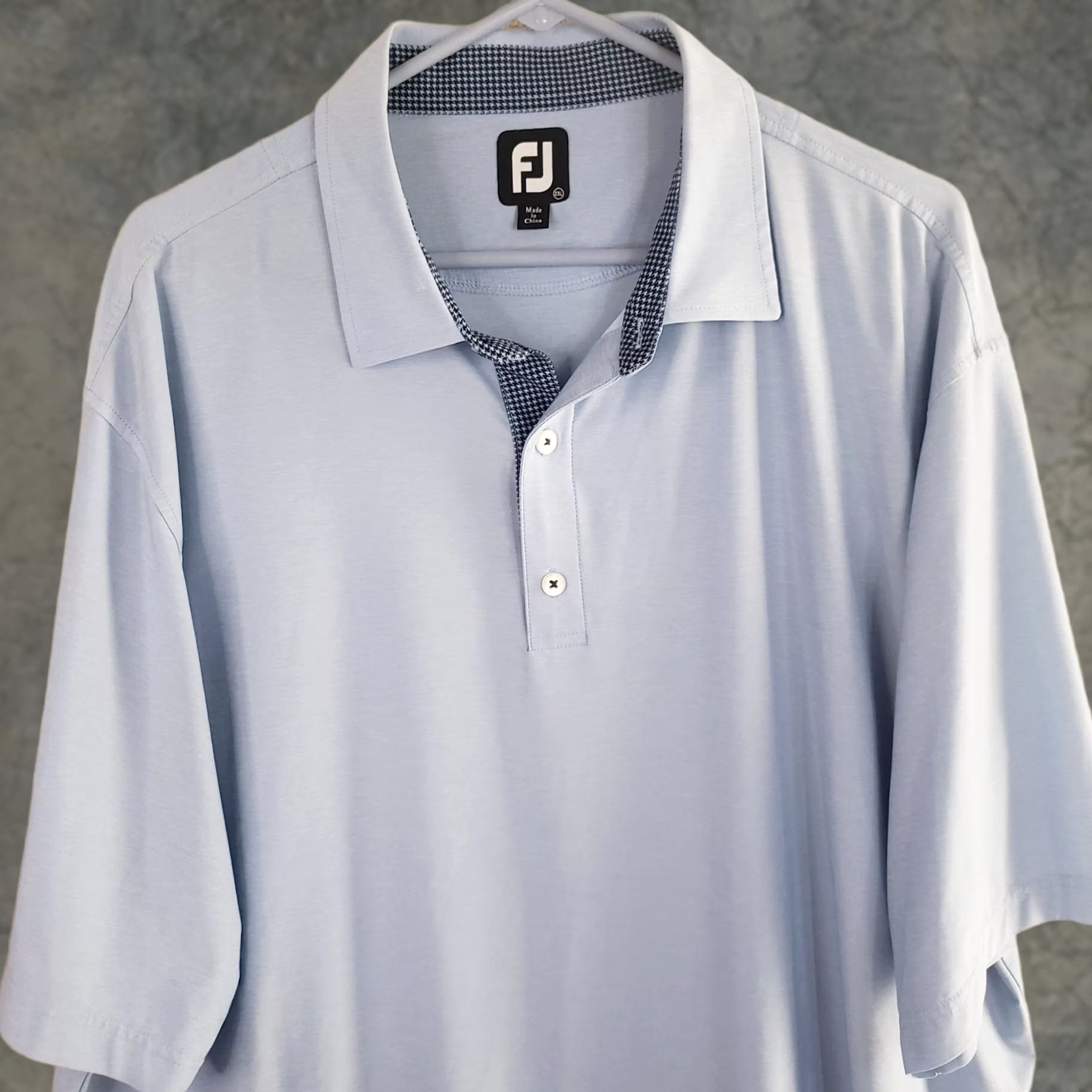 Footjoy FootJoy Polo Shirt Mens 2XL Blue Golf Performance Excellent! Size US XXL / EU 58 / 5 - 1 Thumbnail