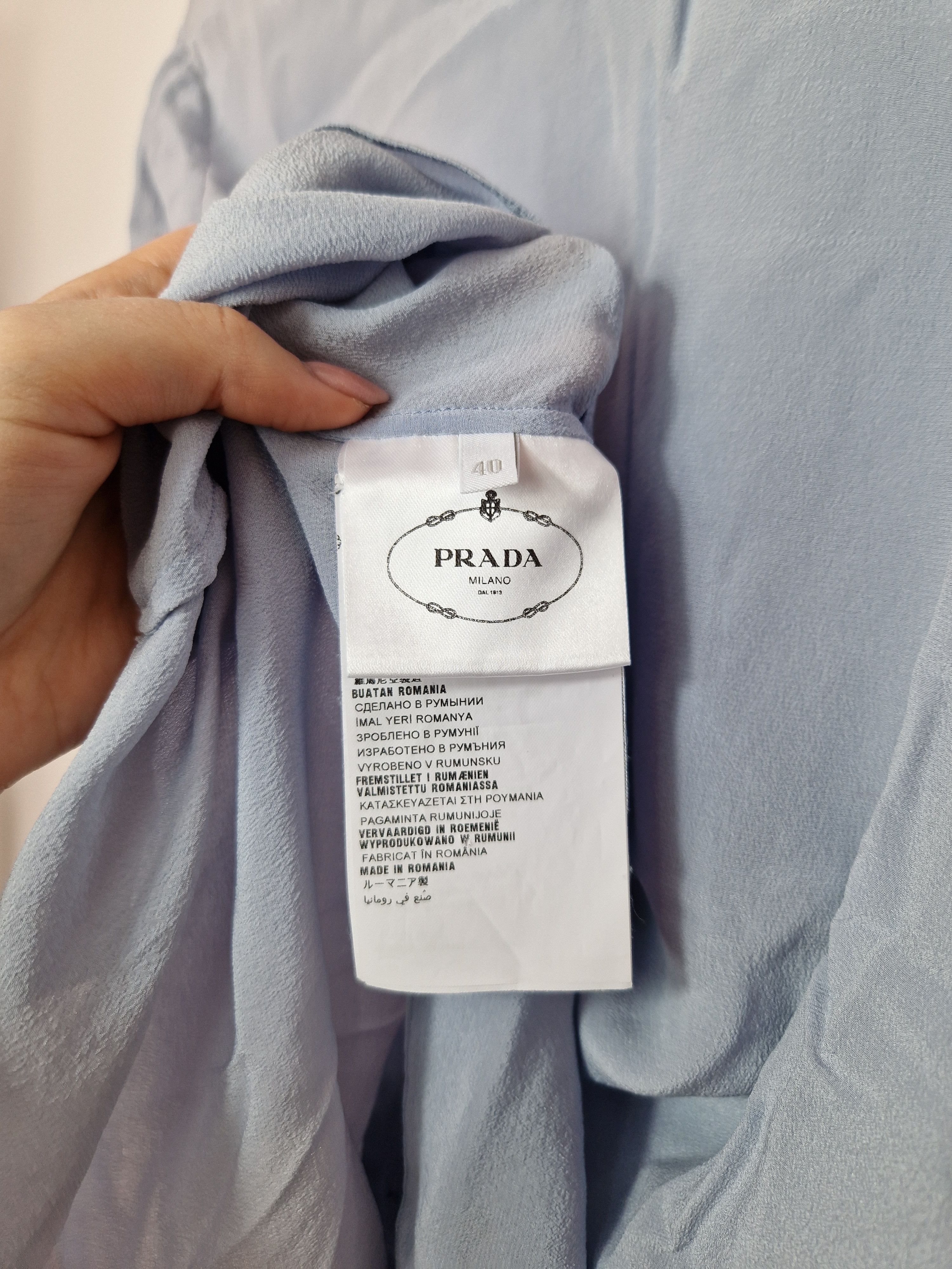 Prada Prada A/W 2015 silk blouse Size S / US 4 / IT 40 - 5 Thumbnail
