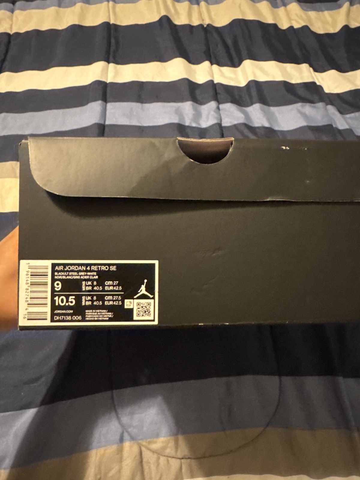 Jordan Brand Jordan 4 Black Canvas Size US 9 / EU 42 - 6 Thumbnail
