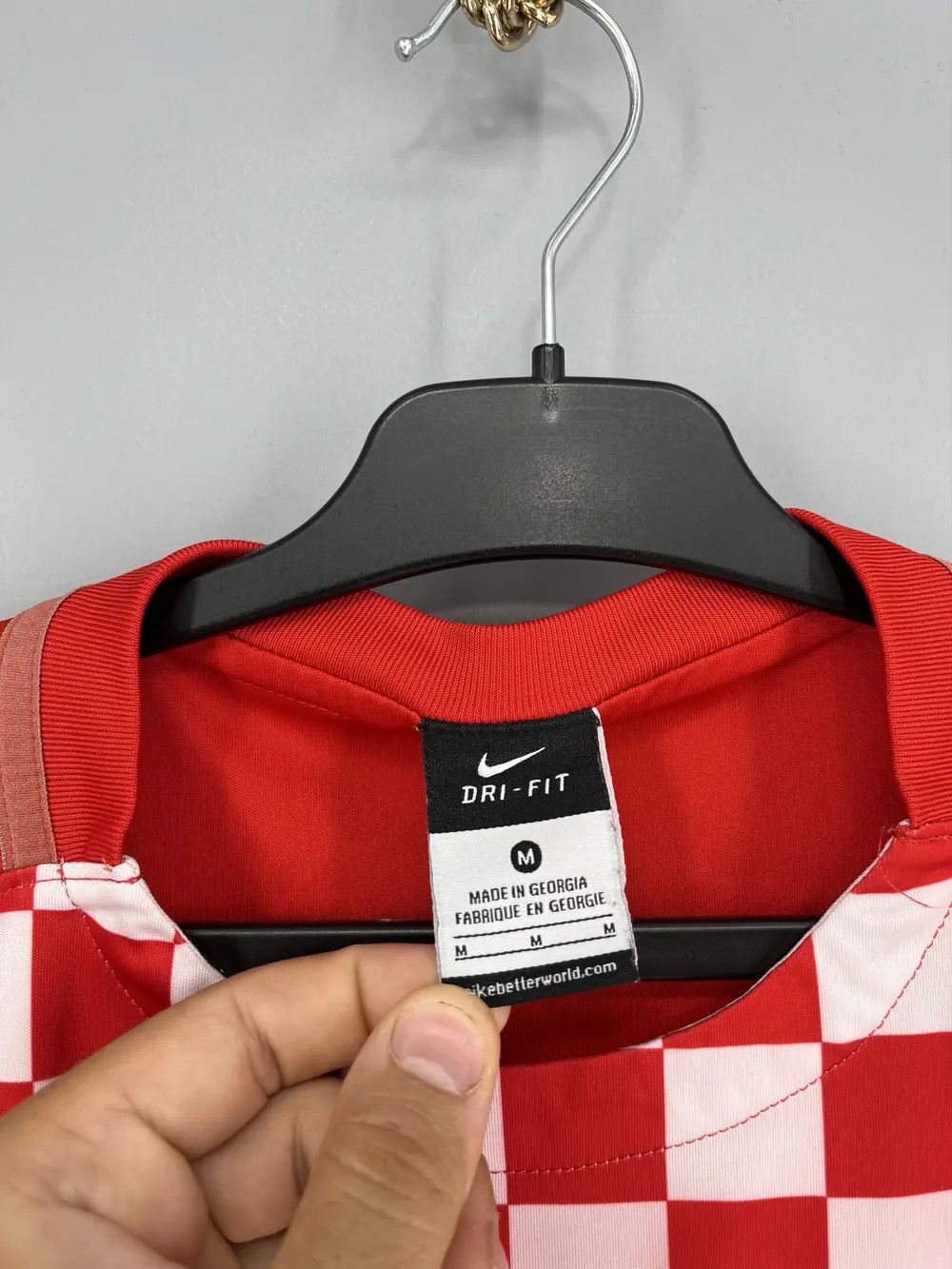 Other Vintage Croatia National Nike Home Euro Soccer Jersey Size US M / EU 48-50 / 2 - 8 Thumbnail