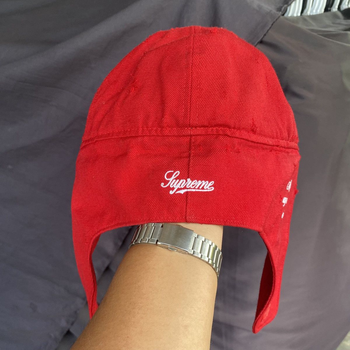 Supreme New era Supreme vintage 2008 box logo windstopper earflap Size 38 - 2 Thumbnail