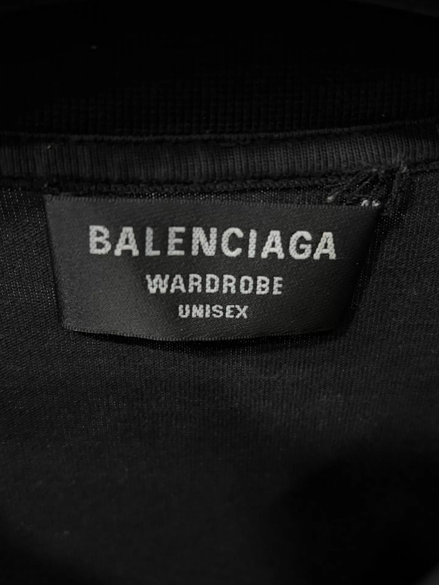 Balenciaga Balenciaga Men's XS Black Washed Distressed T-Shirt Size US XS / EU 42 / 0 - 3 Thumbnail