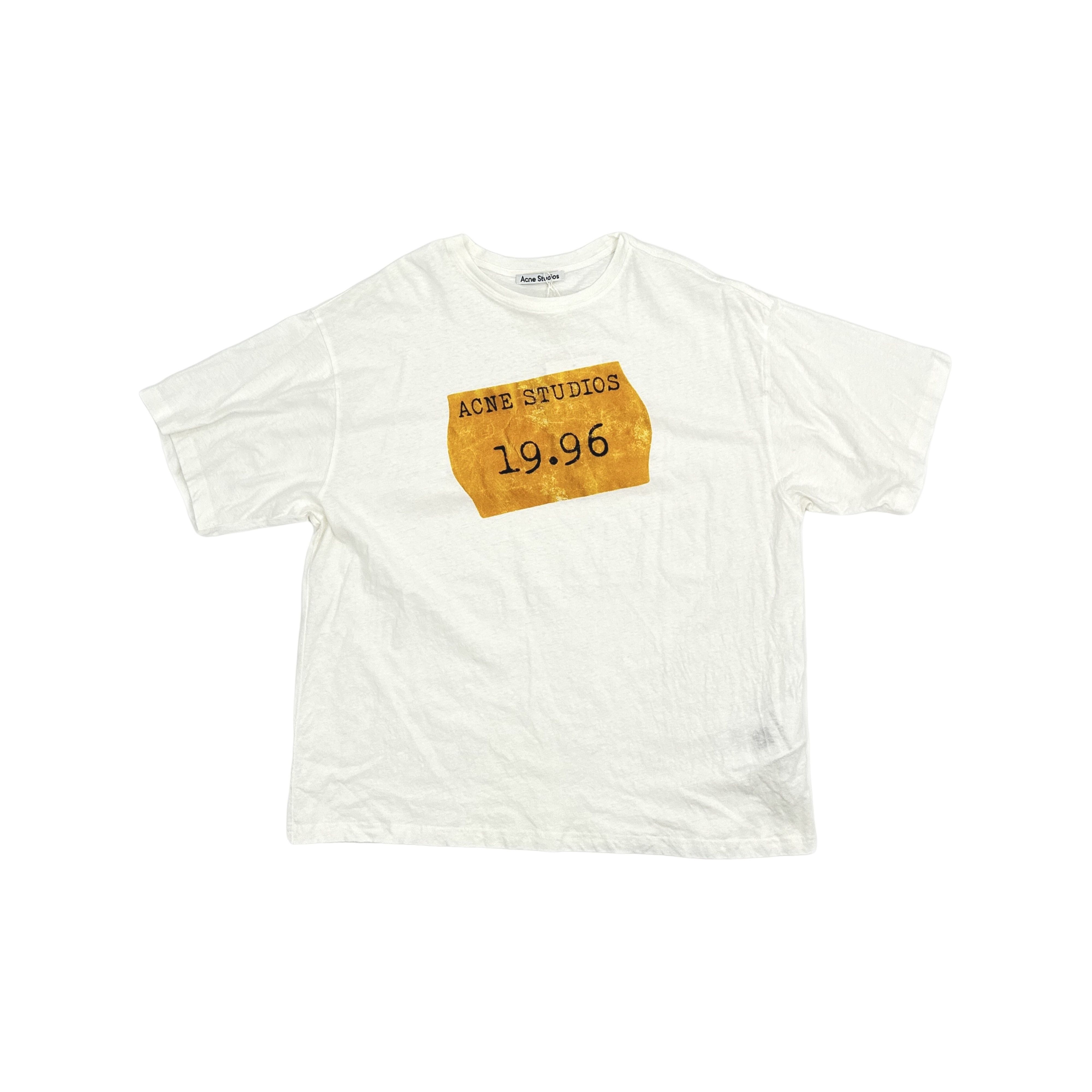 Acne Studios Acne Studios 19.96 Logo Graphic T-Shirt S Size US S / EU 44-46 / 1 - 1 Thumbnail