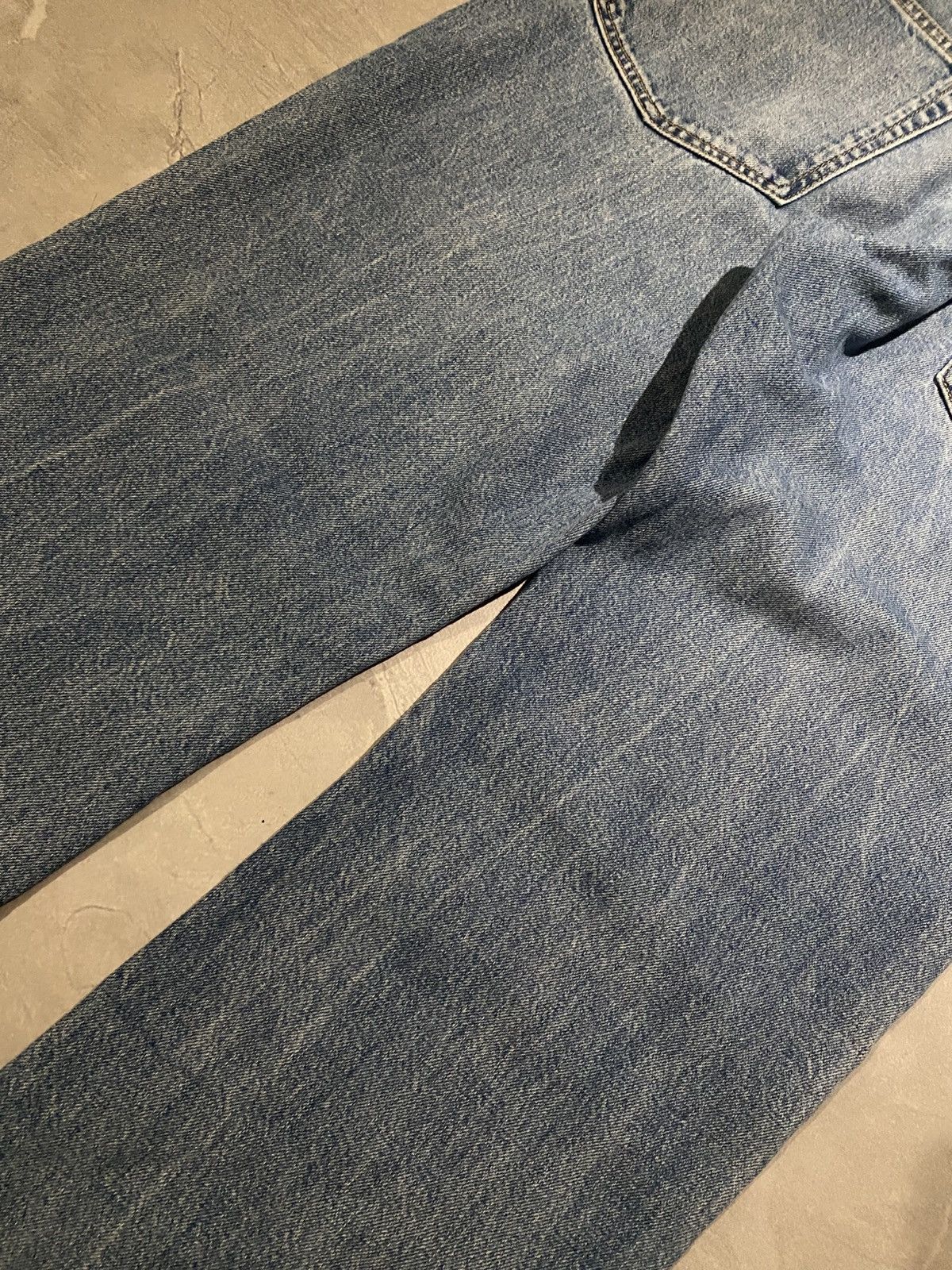 Vintage Crazy Washed Lightblue Rare Avan Destroyed Wide Leg / Y2K Size US 33 - 7 Thumbnail