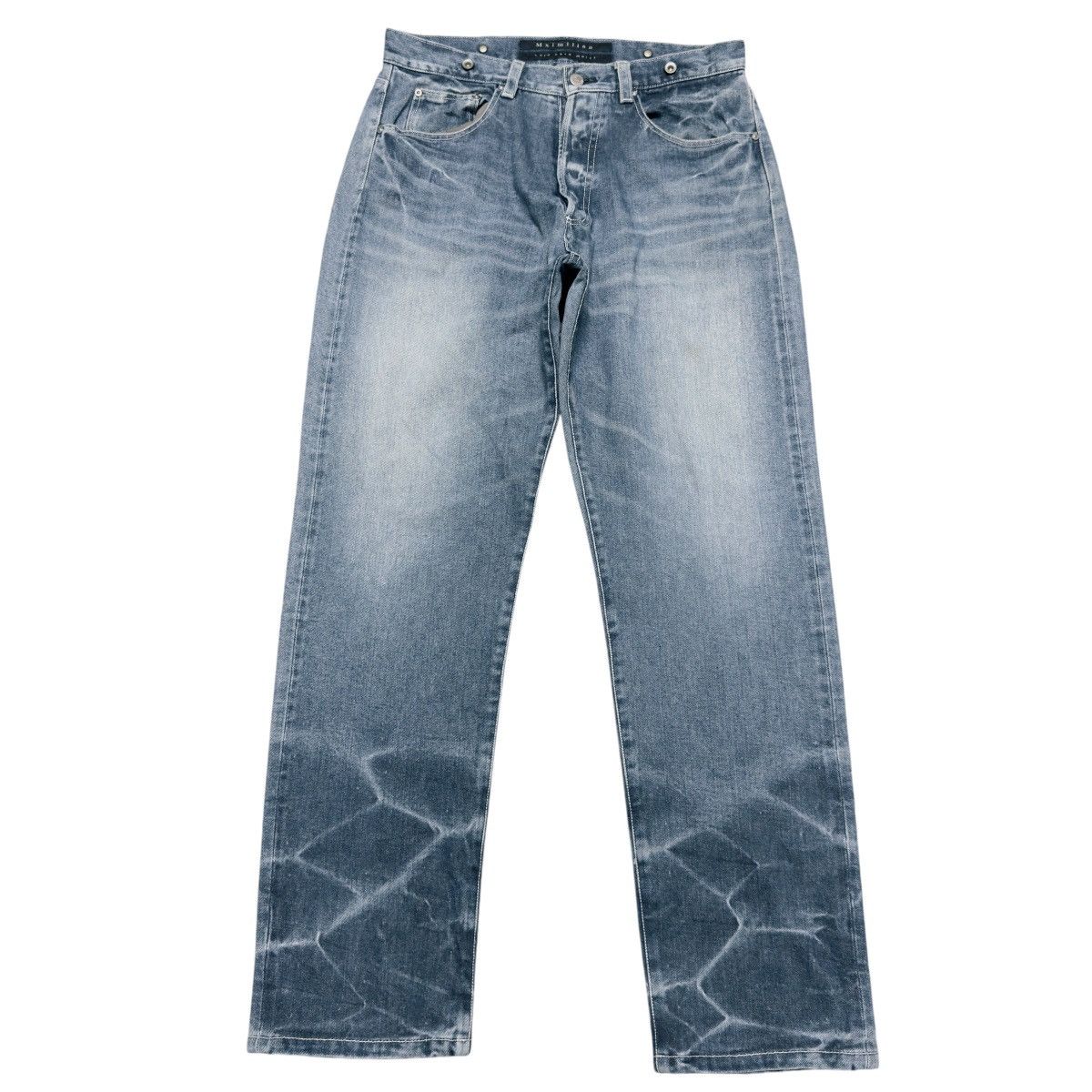 Maximilian Davis Mximillian Distressed Denim Jeans Size US 33 - 1 Thumbnail