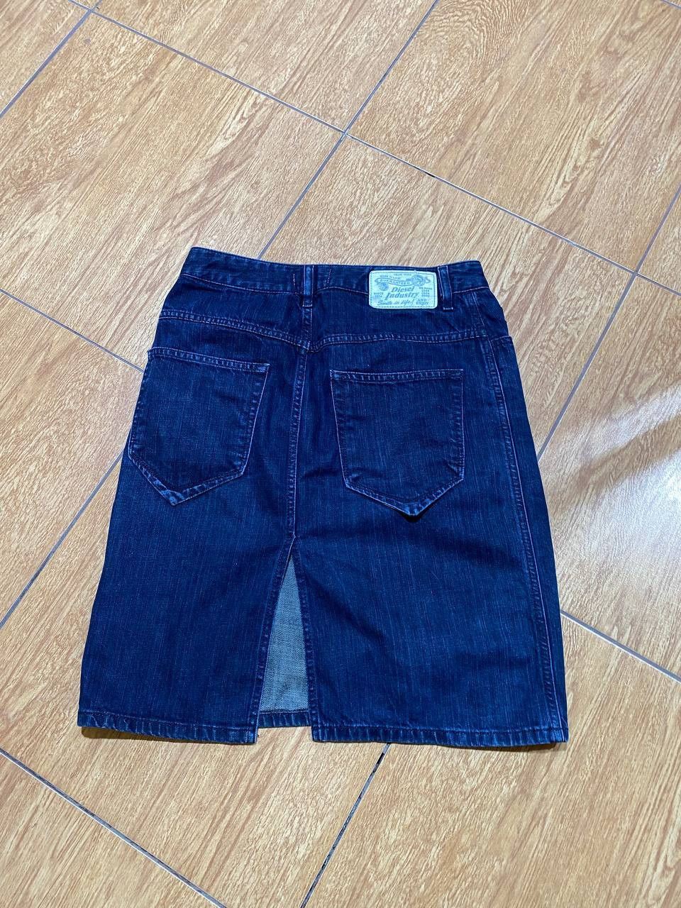 Diesel DIESEL BLUE DENIM COTTON BEAUTIFUL SKIRT Size 29" - 9 Thumbnail