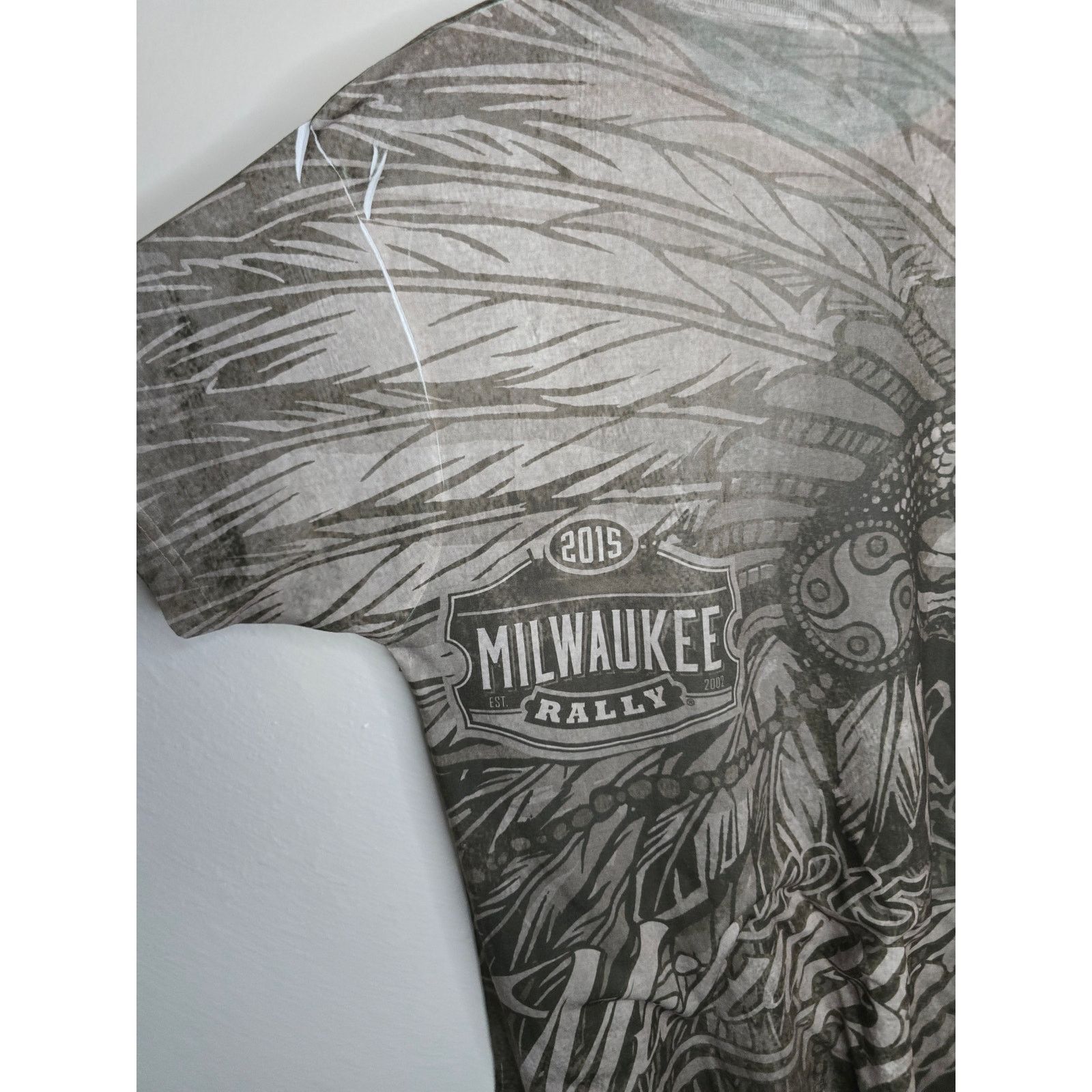 Other Milwaukee Rally Shirt Motorcycle Sublimation L Polyester Tee Size US L / EU 52-54 / 3 - 8 Thumbnail