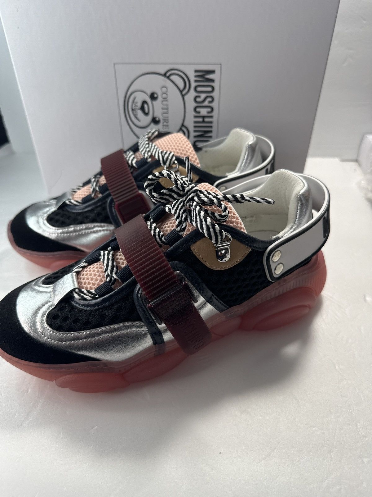 Moschino MOSCHINO Roller Skates laminated teddy shoes Size US 8 / IT 38 - 11 Thumbnail