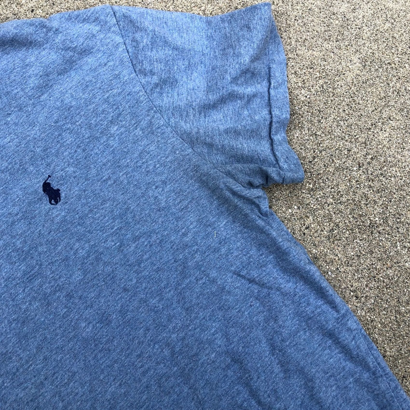 Polo Ralph Lauren Polo Ralph Lauren Crew T Shirt Men's LG Blue Short Sleeve Plain Size US L / EU 52-54 / 3 - 3 Thumbnail