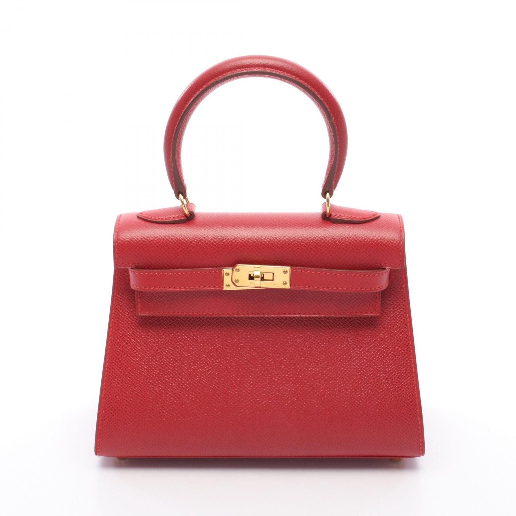 Hermes Hermes Hermes Mini 2way Handbag Leather Handbag Y DUTY FREE for USA Size ONE SIZE - 1 Thumbnail