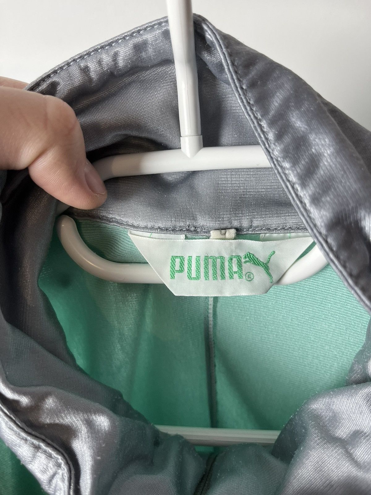 Puma × Vintage Vintage 90’s Puma Sport Long Sleeve Track Full Zip Jacket Size US S / EU 44-46 / 1 - 5 Thumbnail