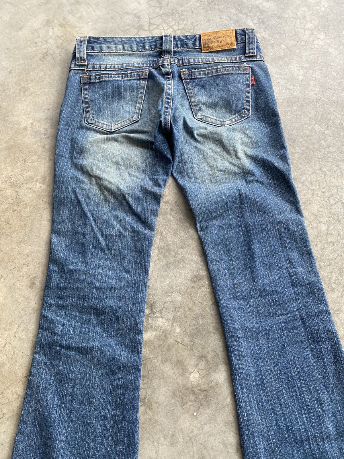 Hysteric Glamour × Japanese Brand Flare Jeans Japanese Ana Kerry Stretch Denim Low Rise Size 29" - 14 Thumbnail
