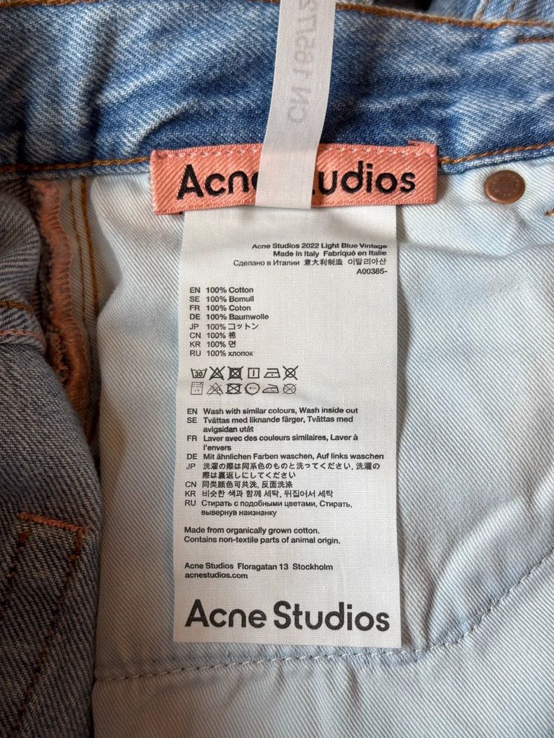 Acne Studios acne studios Light blue wide-leg jeans Size US 29 - 6 Thumbnail