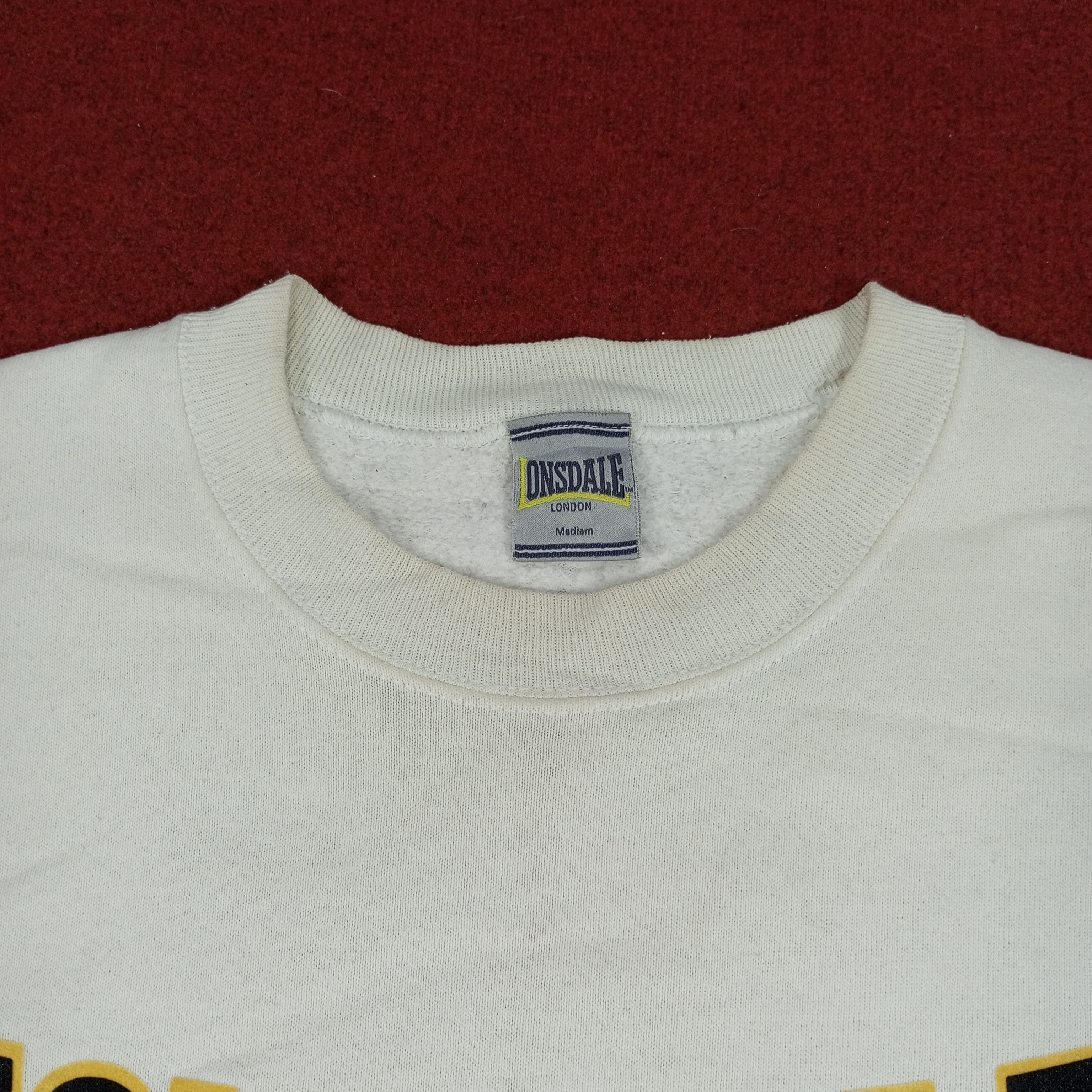 Lonsdale × Vintage Lonsdale London Streetwear Style Sweatshirt Size US L / EU 52-54 / 3 - 6 Thumbnail