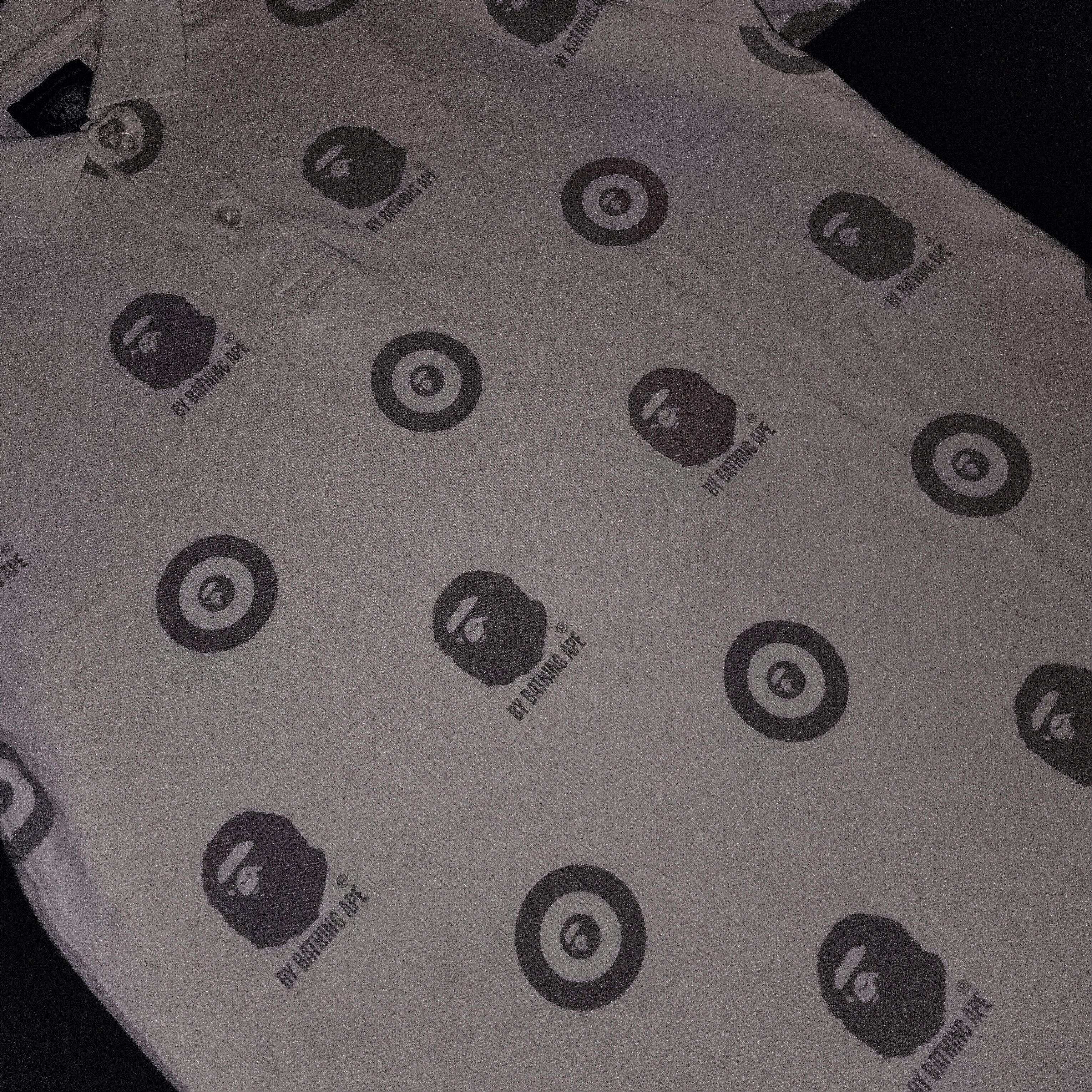Bape OG Bape Ape Head Multilogo Polo Size US L / EU 52-54 / 3 - 2 Thumbnail