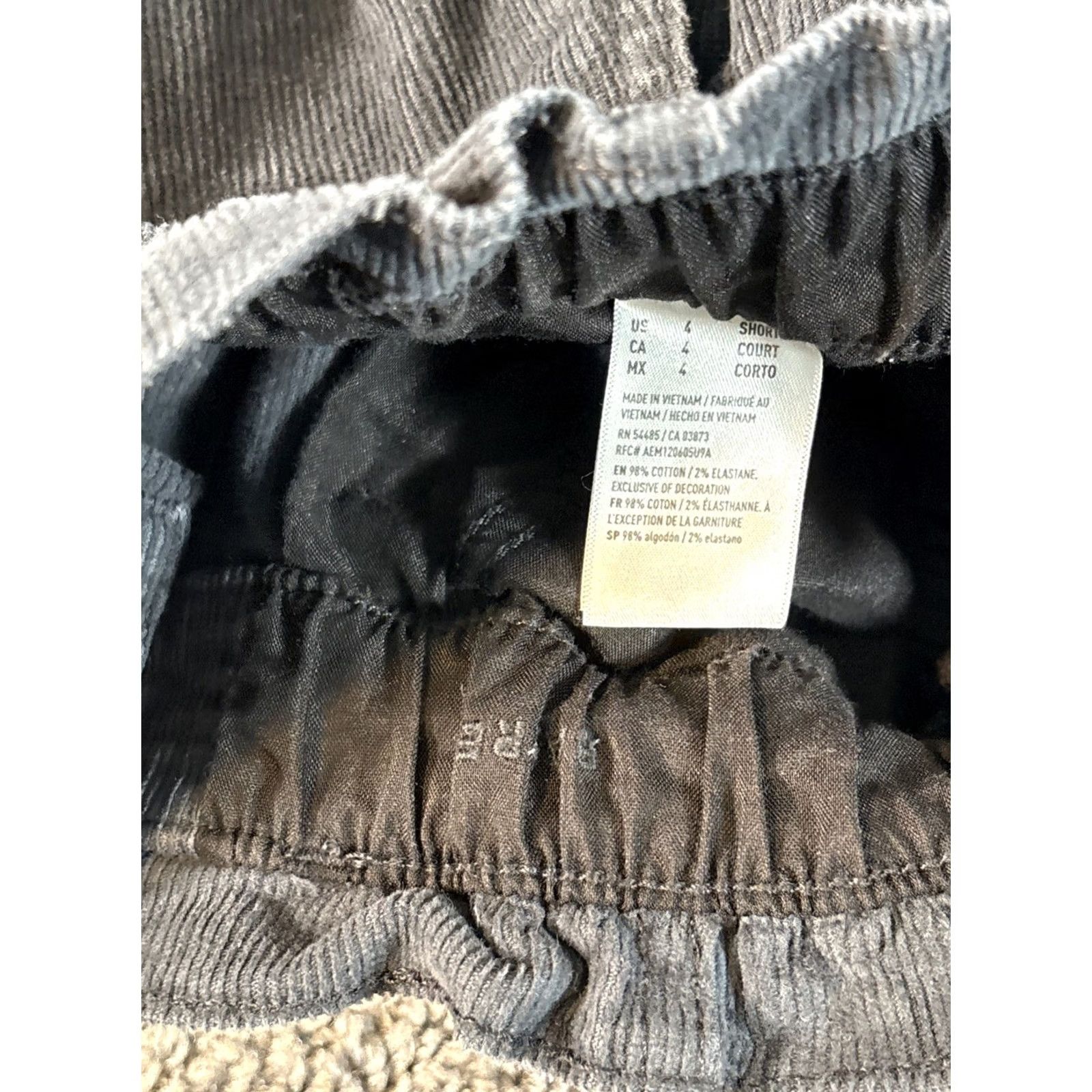 American Eagle Outfitters American Eagle Outfitters Pants Women 4 Short Blue Corduroy Barrel Leg High Rise Paper Bag Ankle Pocket Ruffle Size 28" / US 6 / IT 42 - 6 Thumbnail