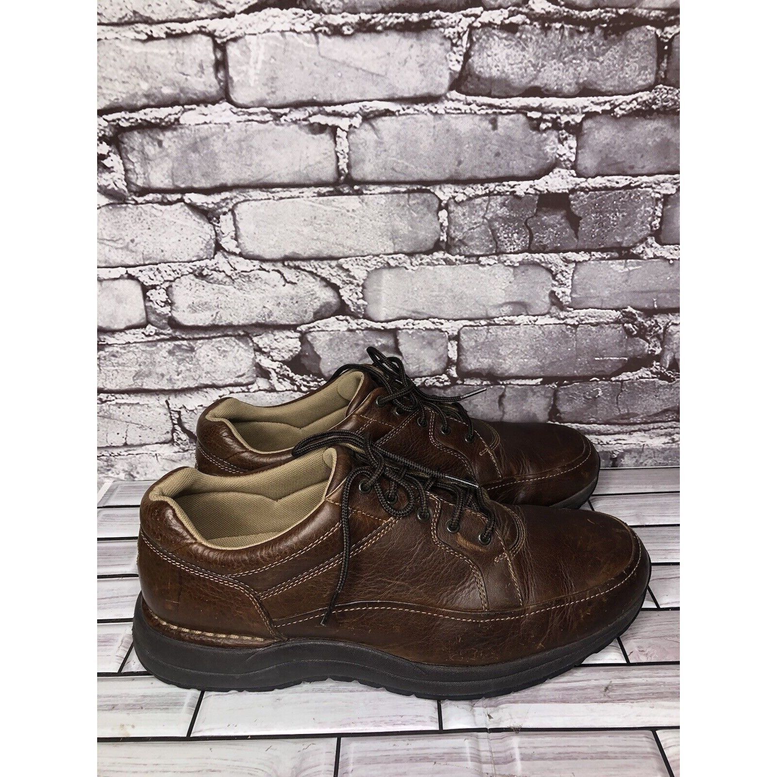 Rockport Rockport APM33603 Prowalker Brown Leather Walking Casual Sho Size US 11.5 / EU 44-45 - 10 Thumbnail