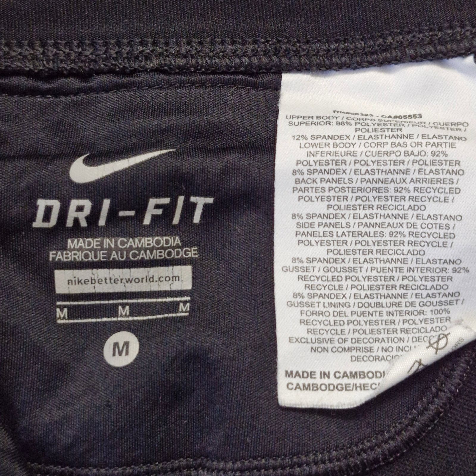 Nike Nike Dri-Fit Women’s Running Pants Black Size Medium Size 27" / US 4 / IT 40 - 2 Thumbnail