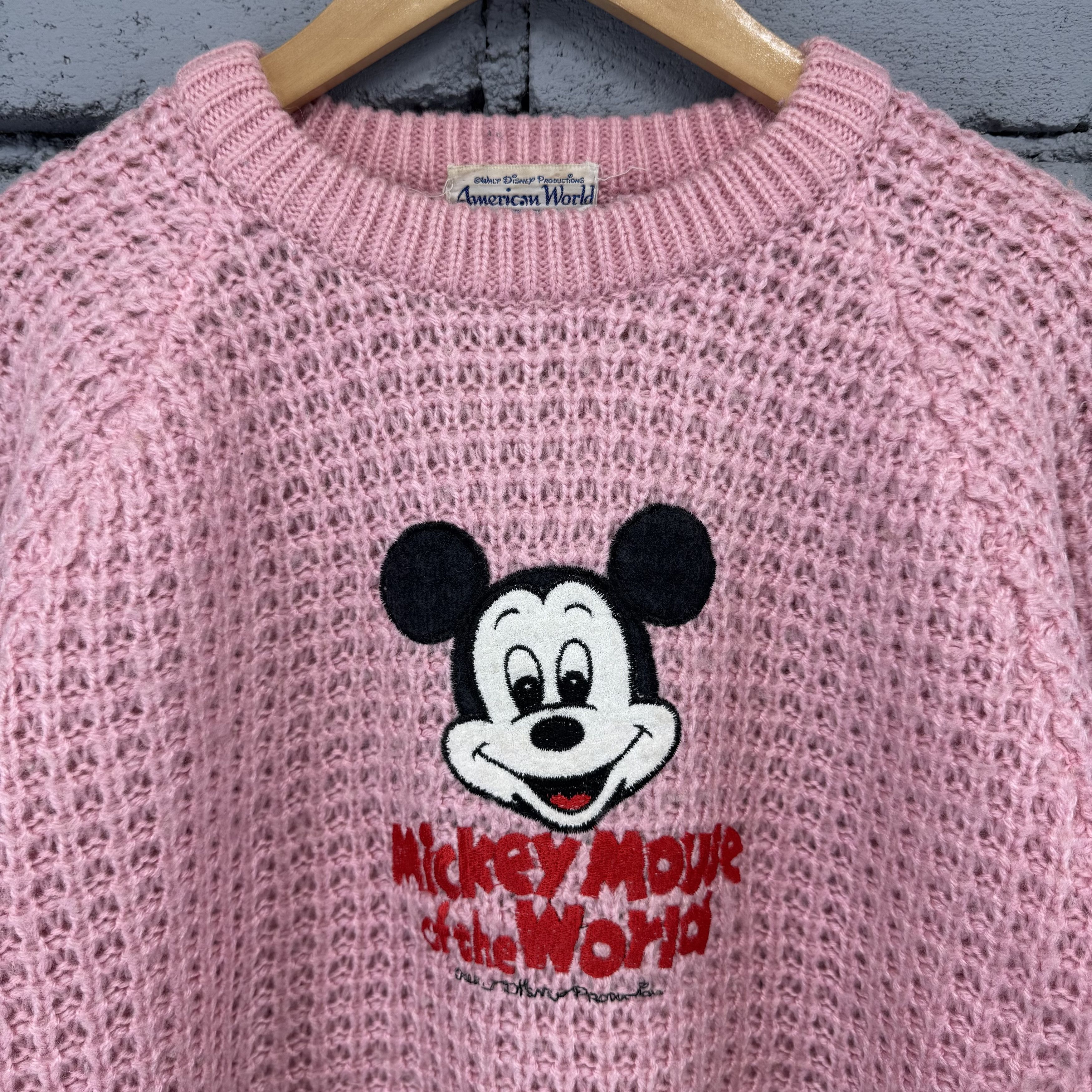 Mickey Mouse Vintage Mickey Mouse of The World Knit Sweater Streetwear Size US M / EU 48-50 / 2 - 4 Thumbnail