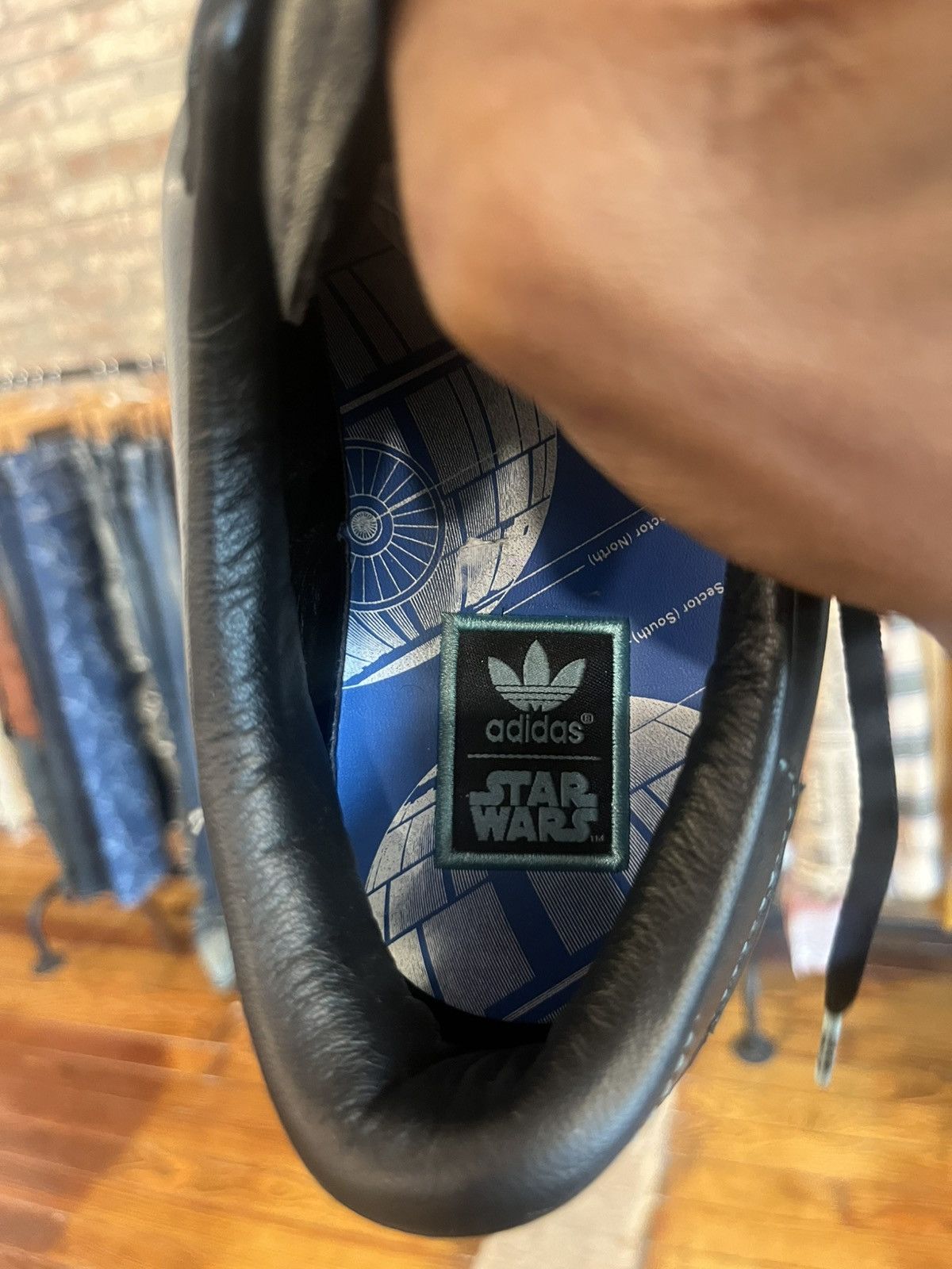 Adidas × Star Wars Adidas x Star Wars Death Star Superstars Black Size12 Collab Size US 12 / EU 45 - 13 Thumbnail