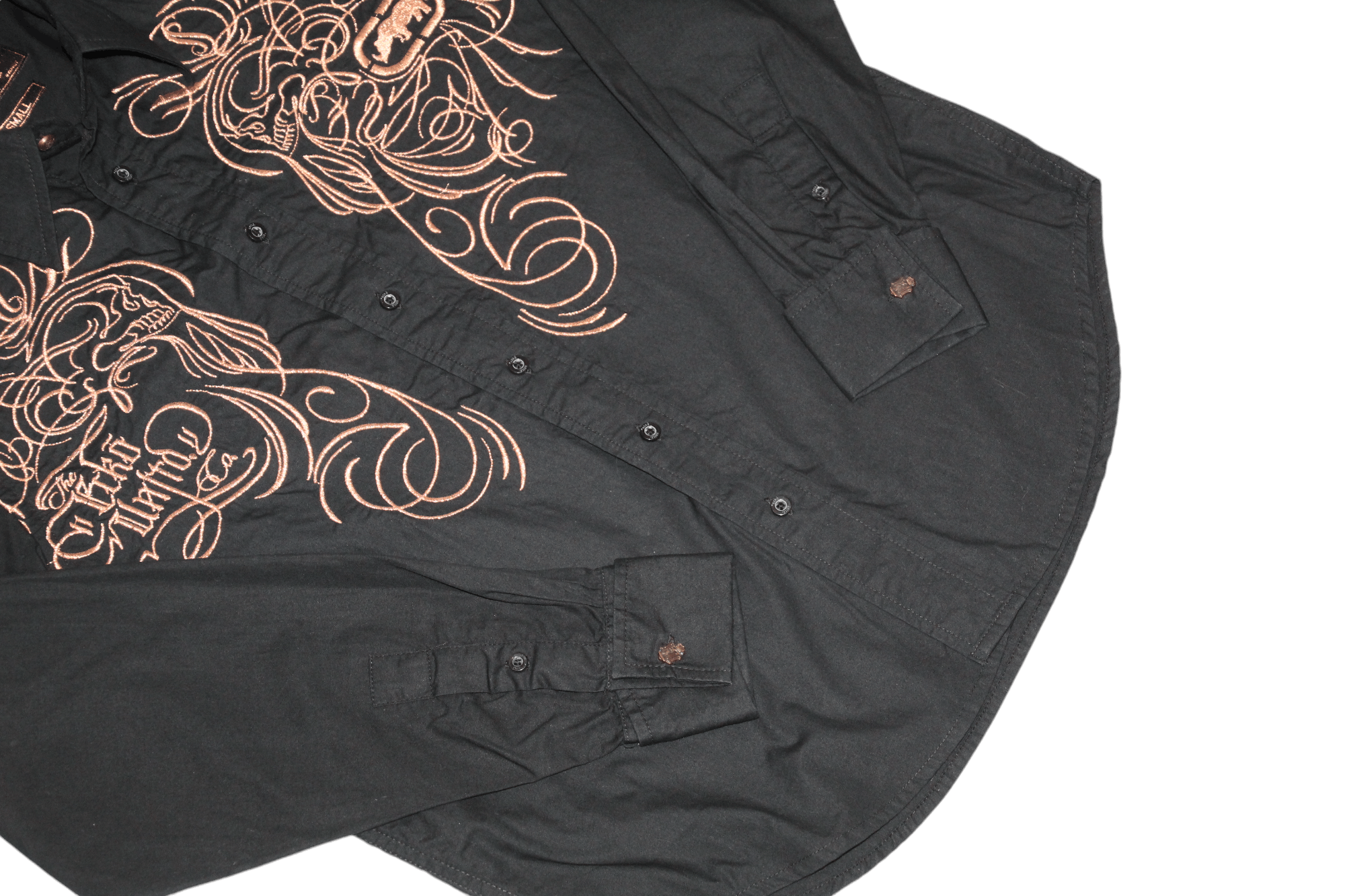 Ecko Unltd. Ecko Unltd Cufflinks Affliction Tribal Design Slim Fit Shirt Size US S / EU 44-46 / 1 - 6 Thumbnail