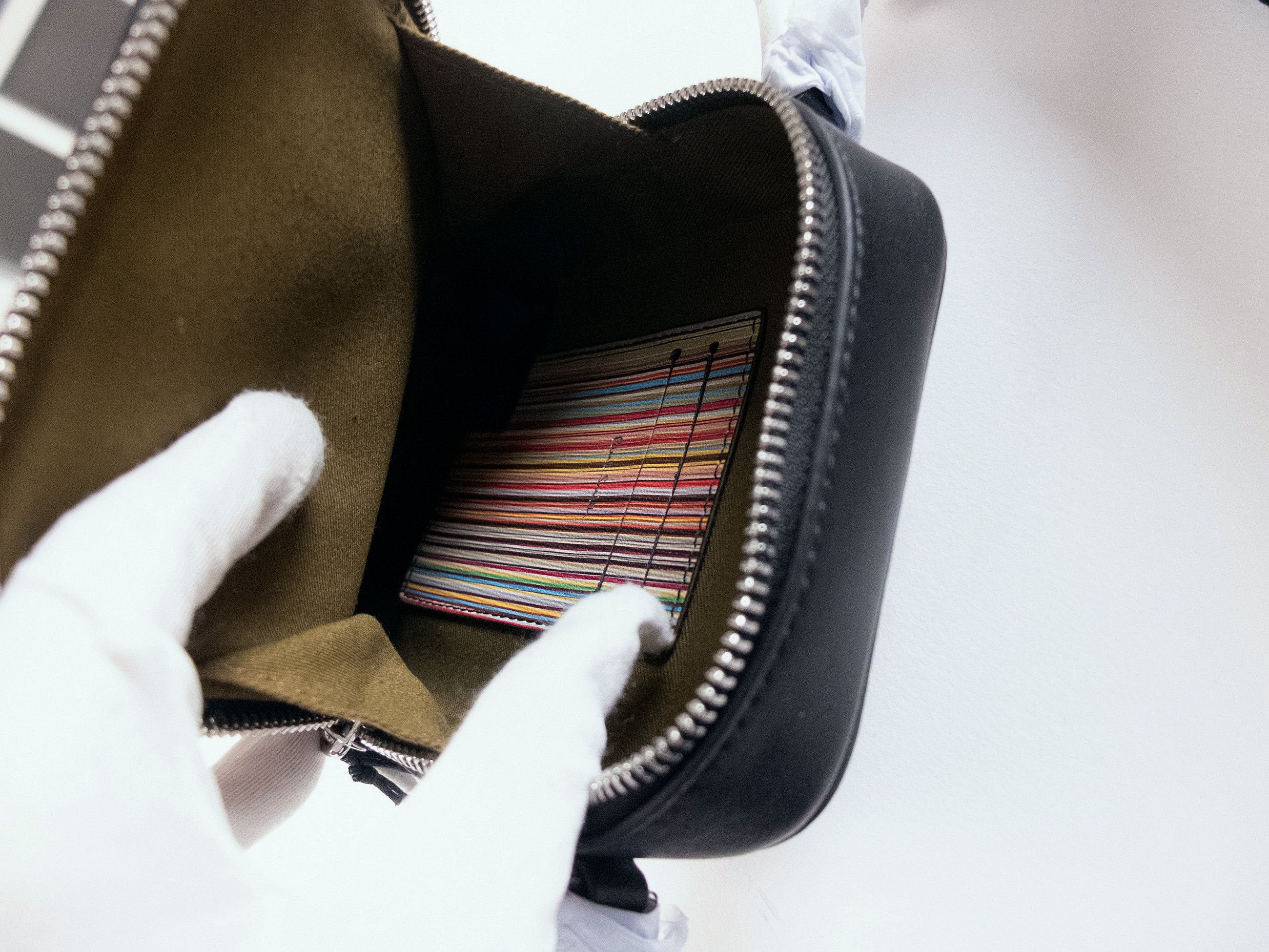 Paul Smith PAUL SMITH black mini leather flight bag crossbody q Size ONE SIZE - 13 Thumbnail
