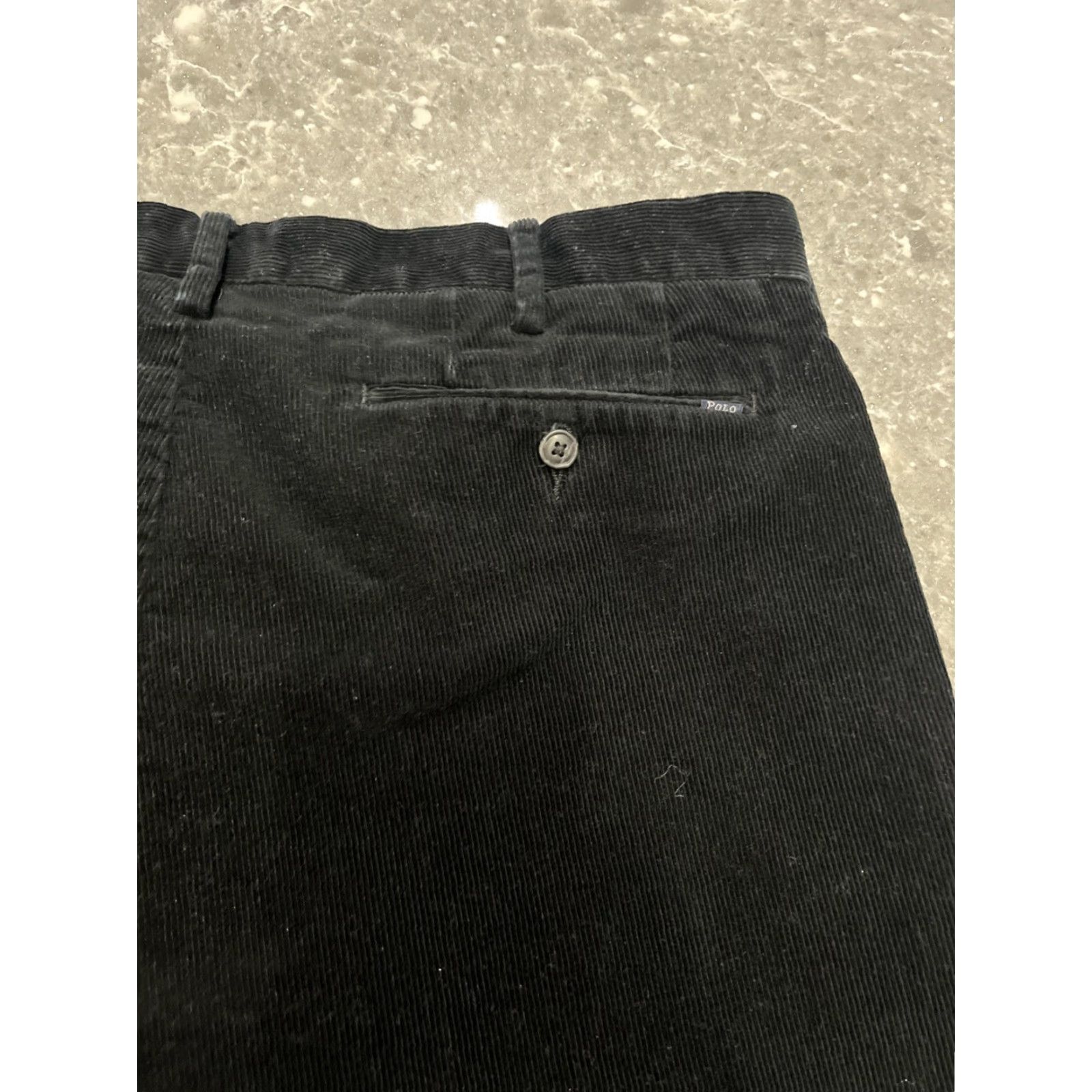 Polo Ralph Lauren Polo Ralph Lauren Pants Mens Blue Corduroy Flat Front 36x32 Regular Straight 90s Grunge Style Size US M / EU 48-50 / 2 - 7 Thumbnail