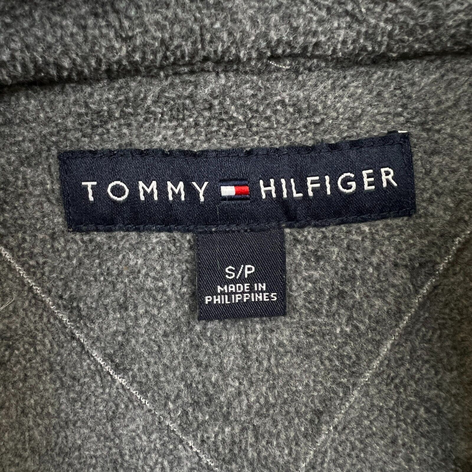 Tommy Hilfiger × Vintage Tommy Hilfiger Fleece Small Spell Out Flag Outdoor Jacket Size US S / EU 44-46 / 1 - 4 Thumbnail
