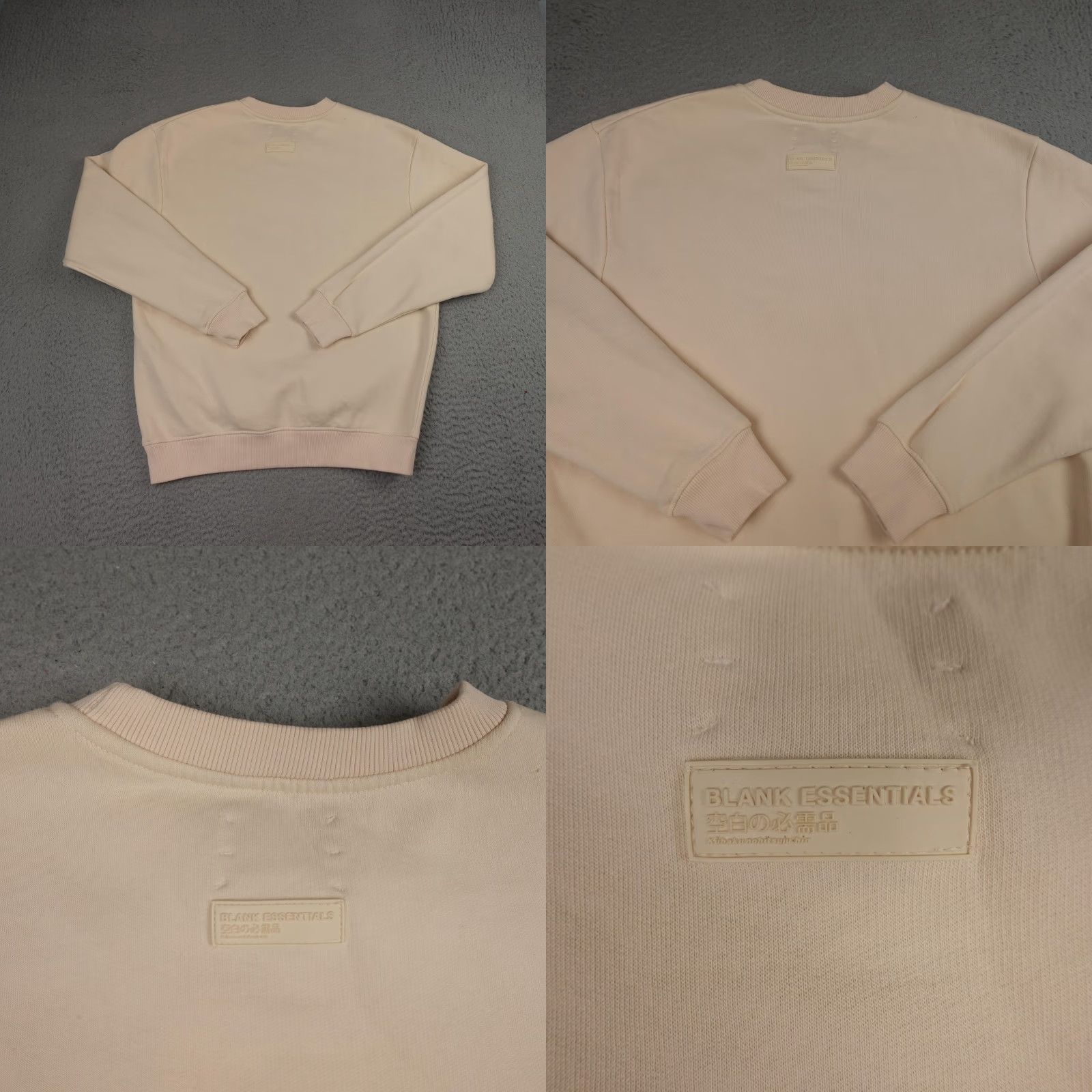 Essentials Blank Essentials Crewneck Sweatshirt Mens Medium Cream Fleece Pullover Graphic Print Beigediction Size US M / EU 48-50 / 2 - 8 Thumbnail