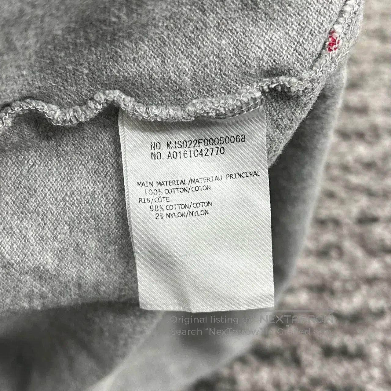 Thom Browne thom browne gray long sleeve wool sweater. Size US XS / EU 42 / 0 - 3 Thumbnail