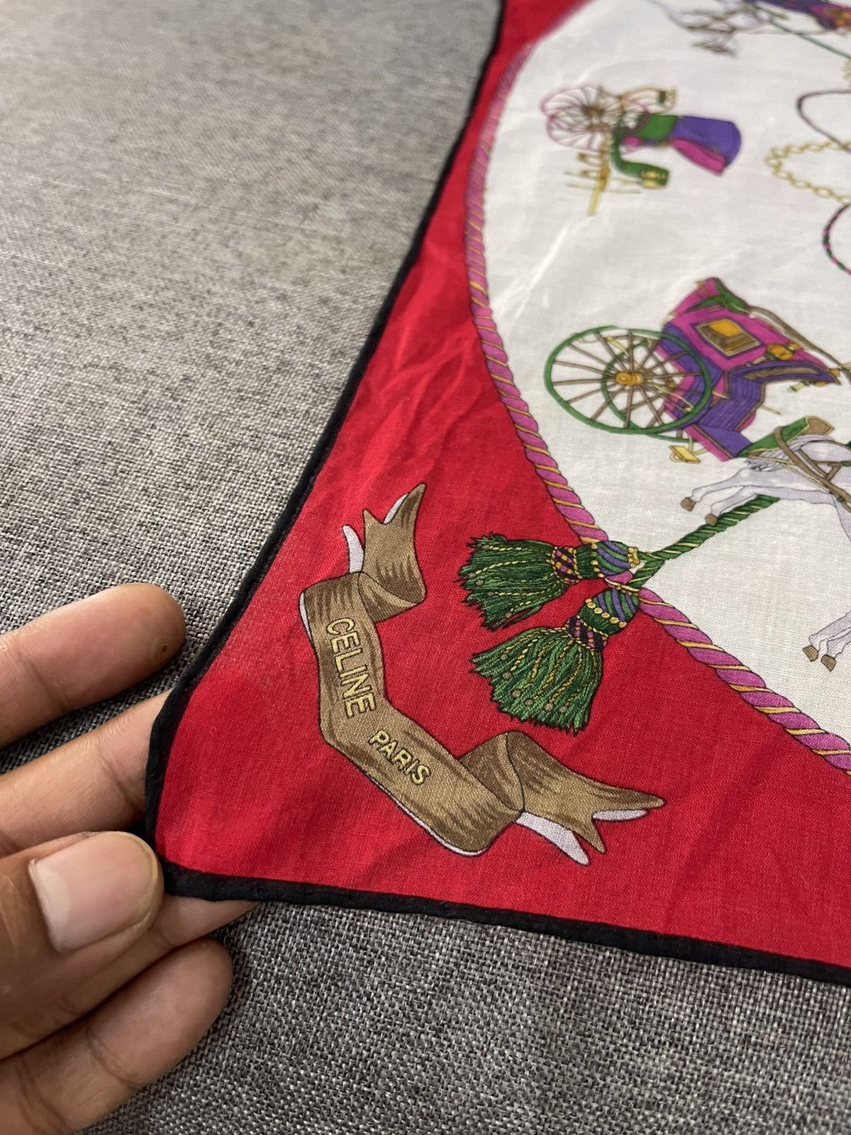 Celine × Vintage Vintage Celine Pocket Squre/Bandana Size ONE SIZE - 3 Thumbnail