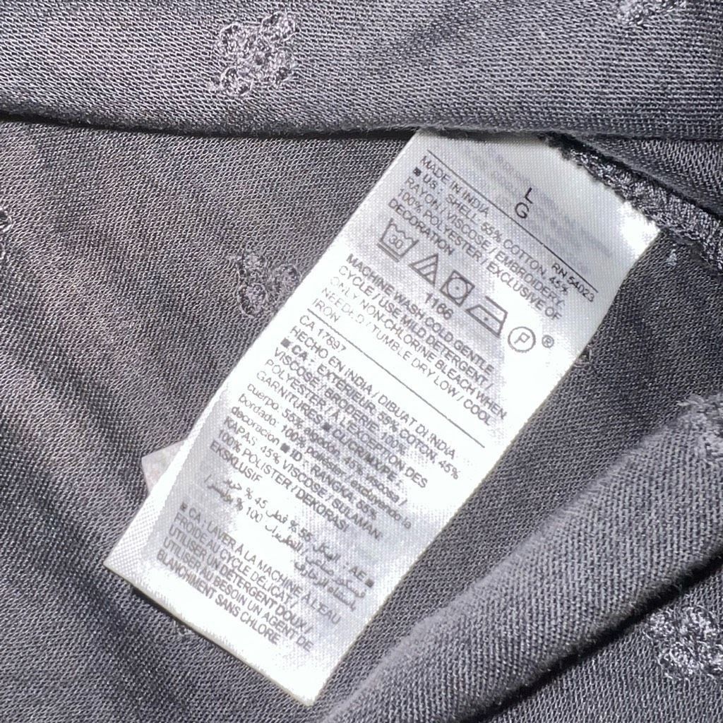 Old Navy Old Navy Long-Sleeve Clip-Dot Peasant Blouse, Long Puff Sleeves Women’s Large Size L / US 10 / IT 46 - 7 Thumbnail