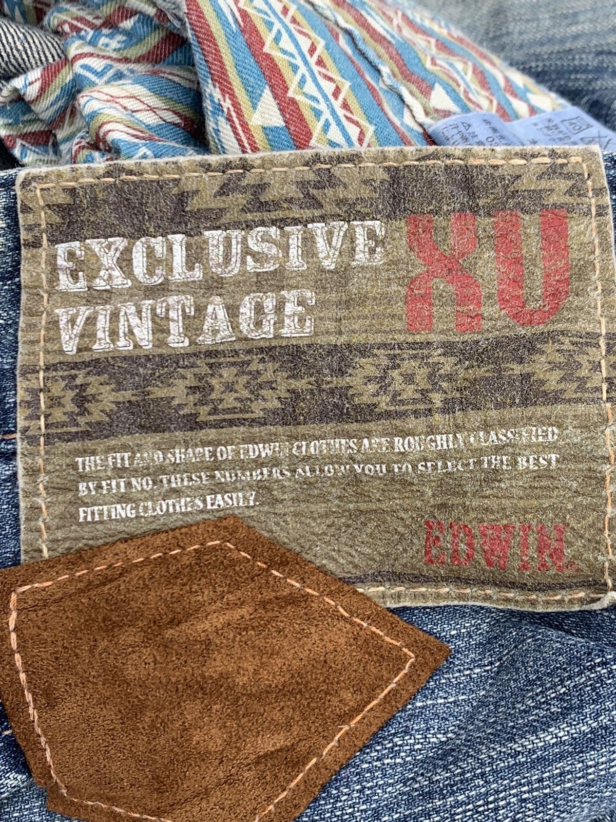 Edwin Vintage Edwin backle back fade blue. Size US 32 / EU 48 - 15 Thumbnail