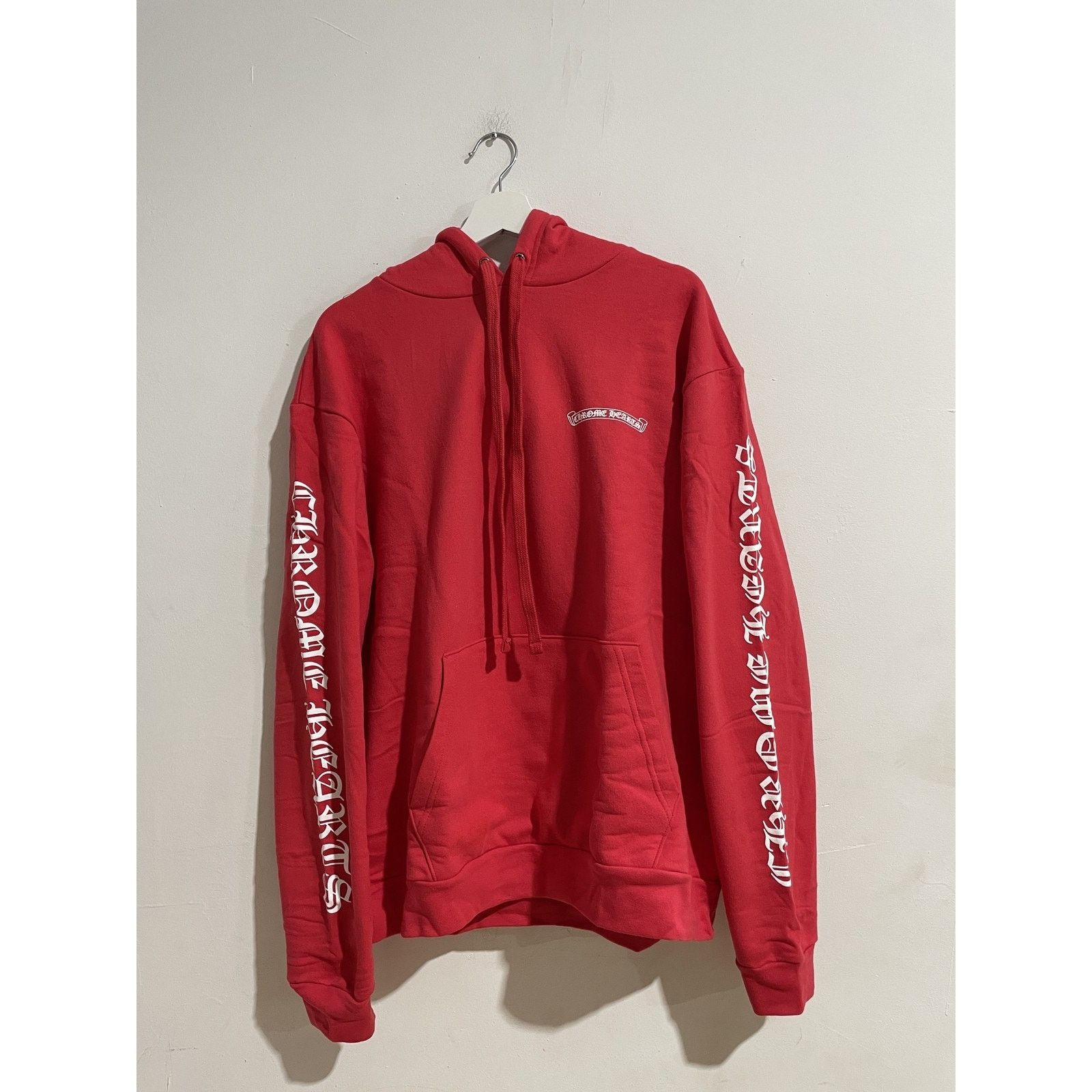 CHROME HEARTS Red Hoodie クロムハーツ レッドフーディー Chrome Hearts Red Hoodie | Grailed