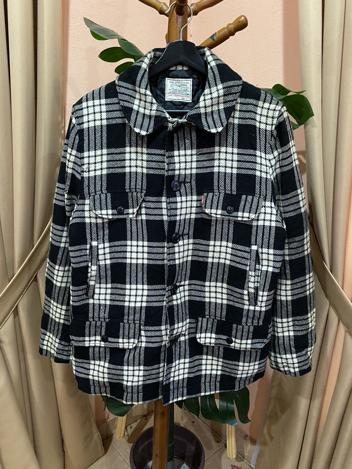 Levi's Levi’s Vintage Plaid Wool Jacket - Classic and Timeless Size US L / EU 52-54 / 3 - 1 Thumbnail