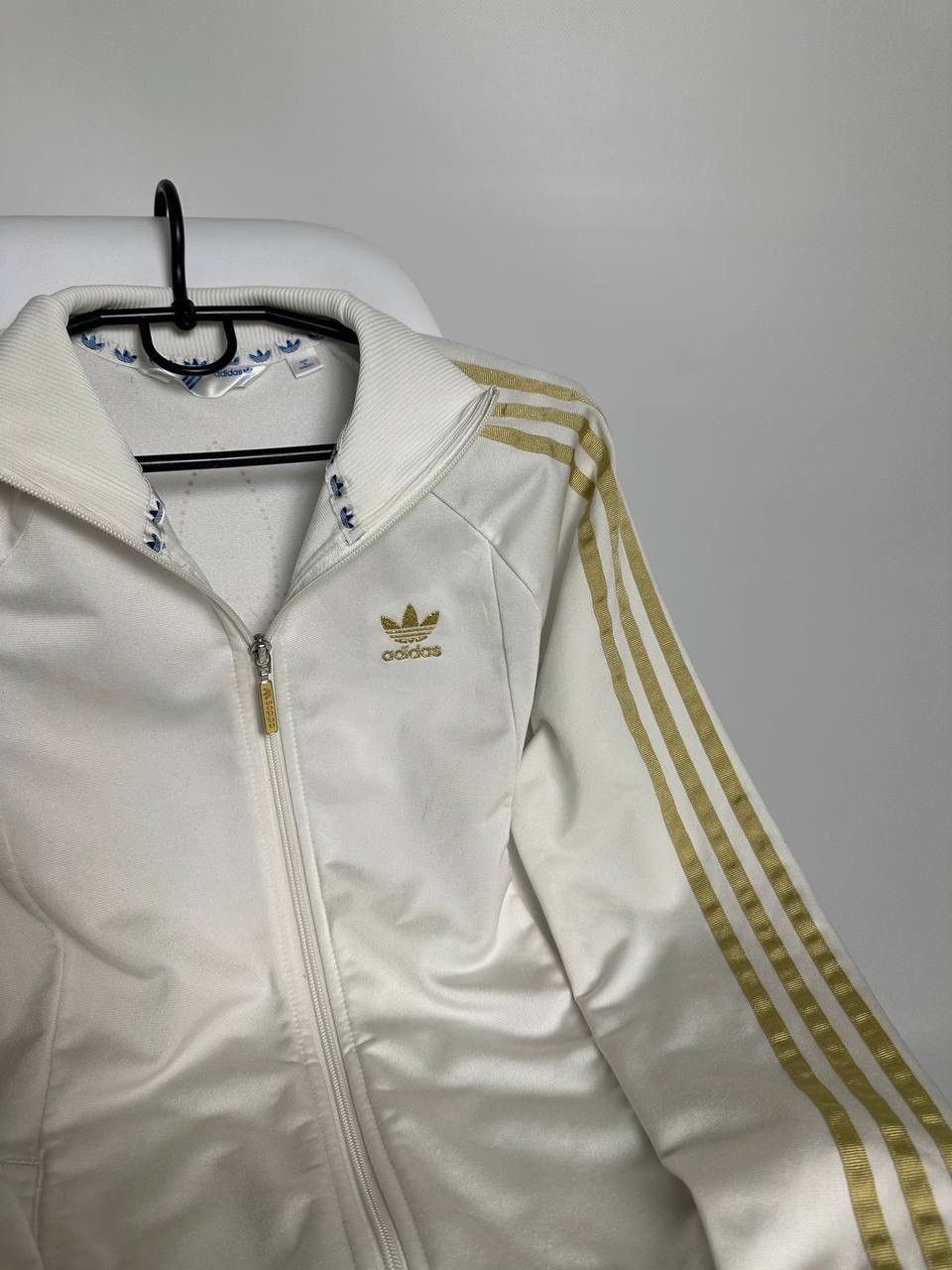 Adidas × Vintage BALENCIAGA STYLE ADIDAS WHITE FULL ZIP Size S / US 4 / IT 40 - 2 Thumbnail
