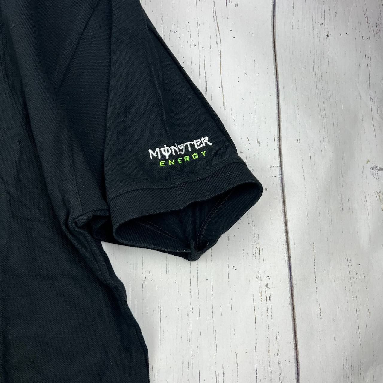 Vintage Vintage Monster Energy Plain Polo Shirt Buttoned Down Large Size US L / EU 52-54 / 3 - 4 Thumbnail