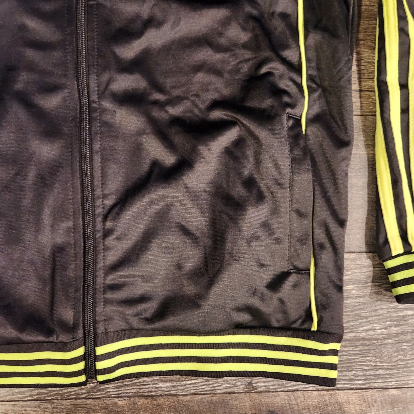 Adidas Adidas Adicolor Teamgeist Track Jacket Men’s M Hi Viz Black NWT Size US M / EU 48-50 / 2 - 2 Thumbnail