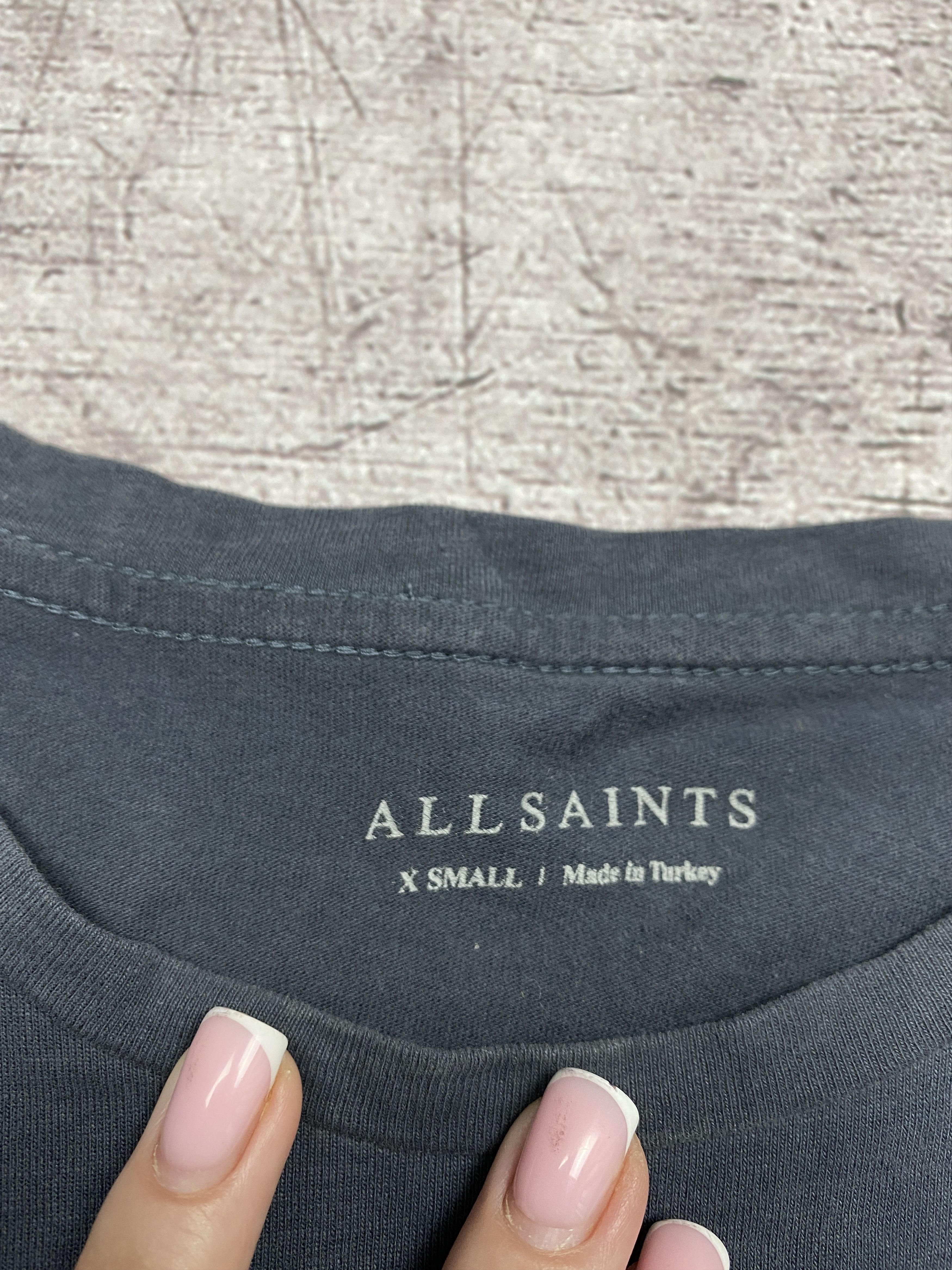 Allsaints × Vintage Allsaint Vintage Mens Brace Tonic Crew Neck T-Shirt Size US XS / EU 42 / 0 - 4 Thumbnail