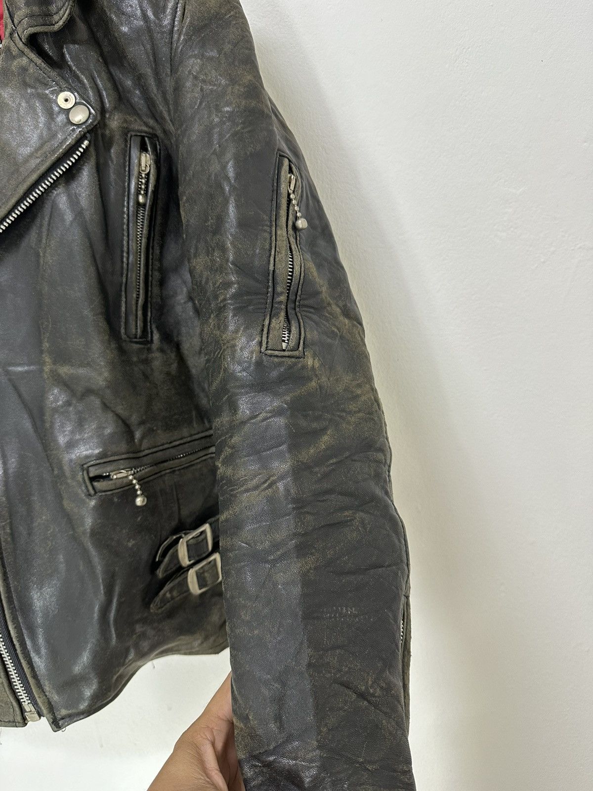 Seditionaries Seditionaries 666 Double Collar Leather Jacket Punk Jacket Size US S / EU 44-46 / 1 - 5 Thumbnail