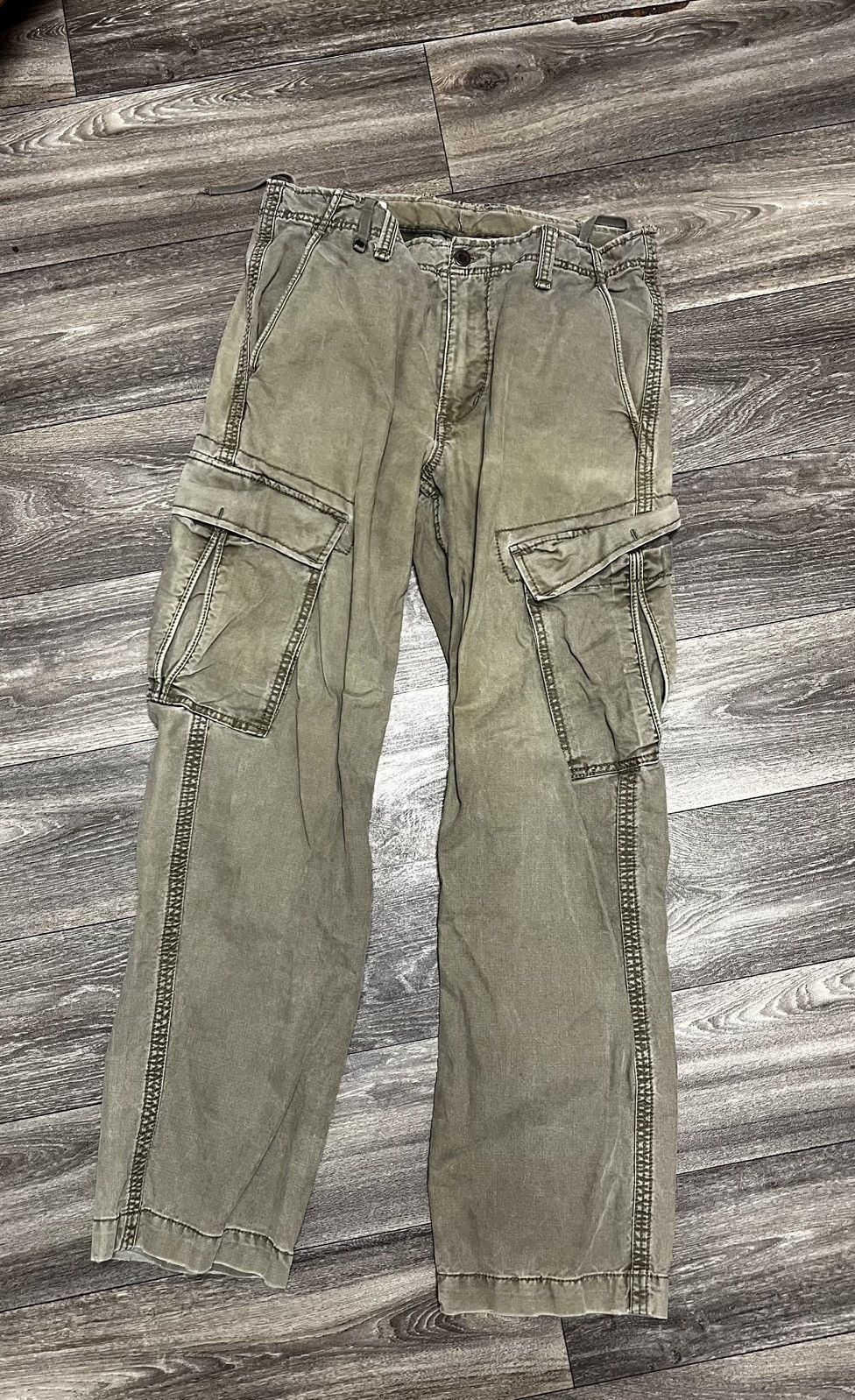 Vintage faded cargo pants Size US 34 / EU 50 - 1 Thumbnail