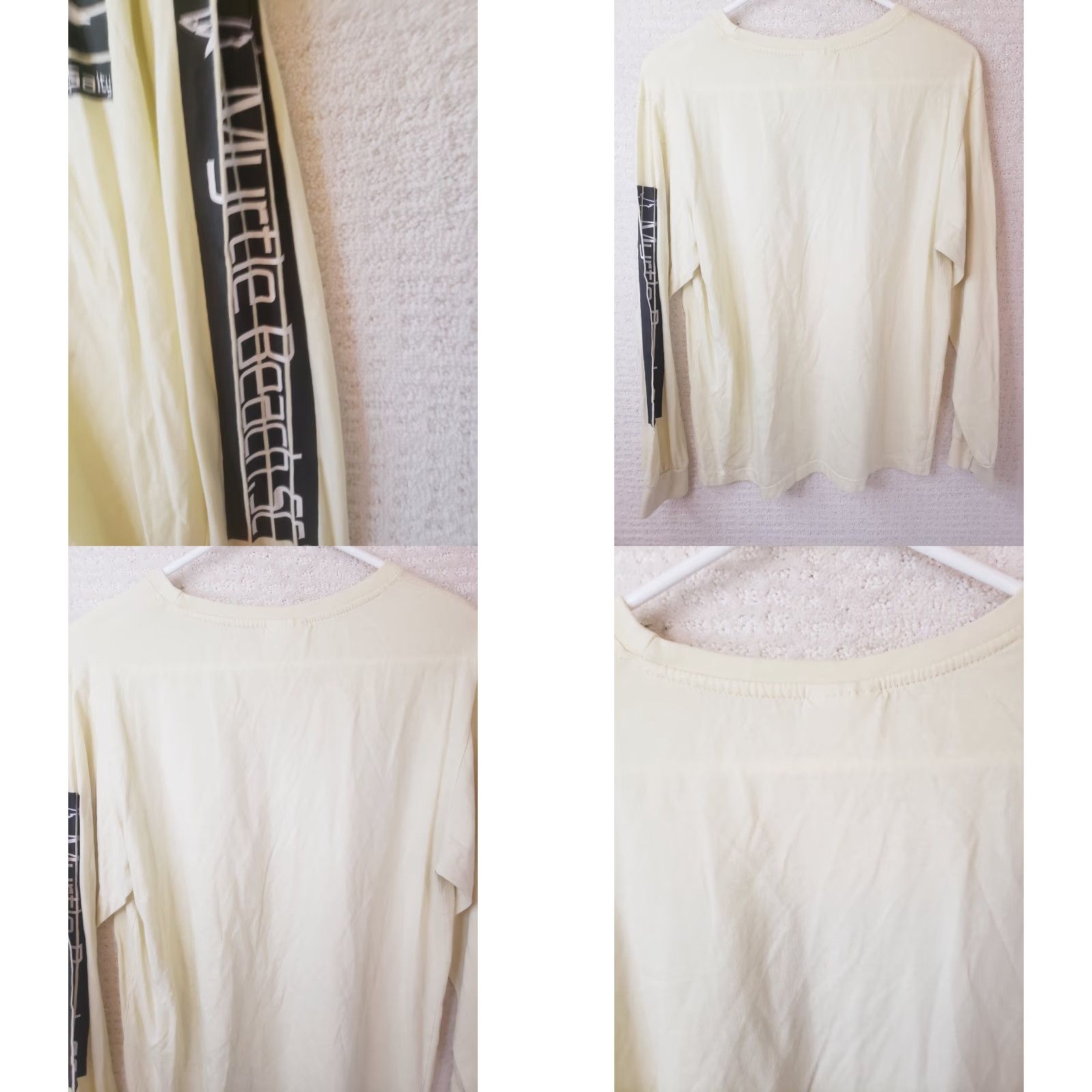 Vintage Southern Spirit Stay Salty Myrtle Beach SC T-Shirt Women S Long Sleeve Yellow 90s? Size S / US 4 / IT 40 - 8 Thumbnail