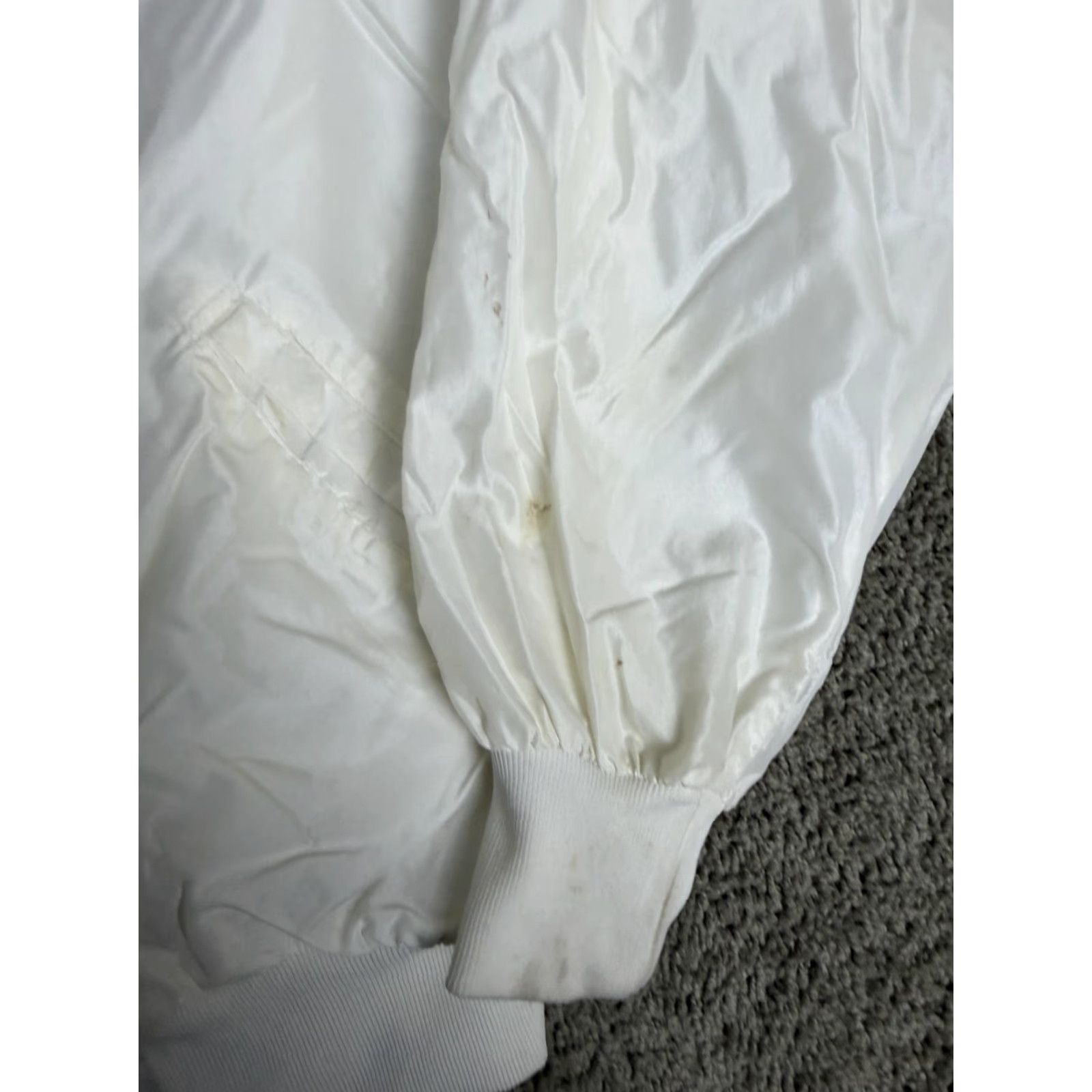 Vintage VINTAGE Birdie Jacket Mens M White Nomads Bomber Full Zip Nylon Golf USA Size US M / EU 48-50 / 2 - 4 Thumbnail