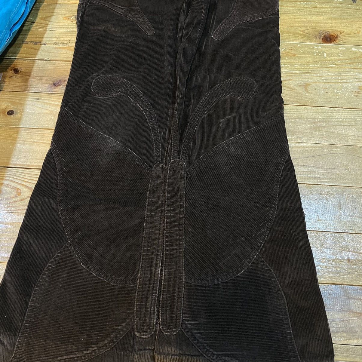 Dolce & Gabbana Vintage Dolce&gabbana Pant corduroy patchwork rare butterfly Size 26" / US 2 / IT 38 - 13 Thumbnail