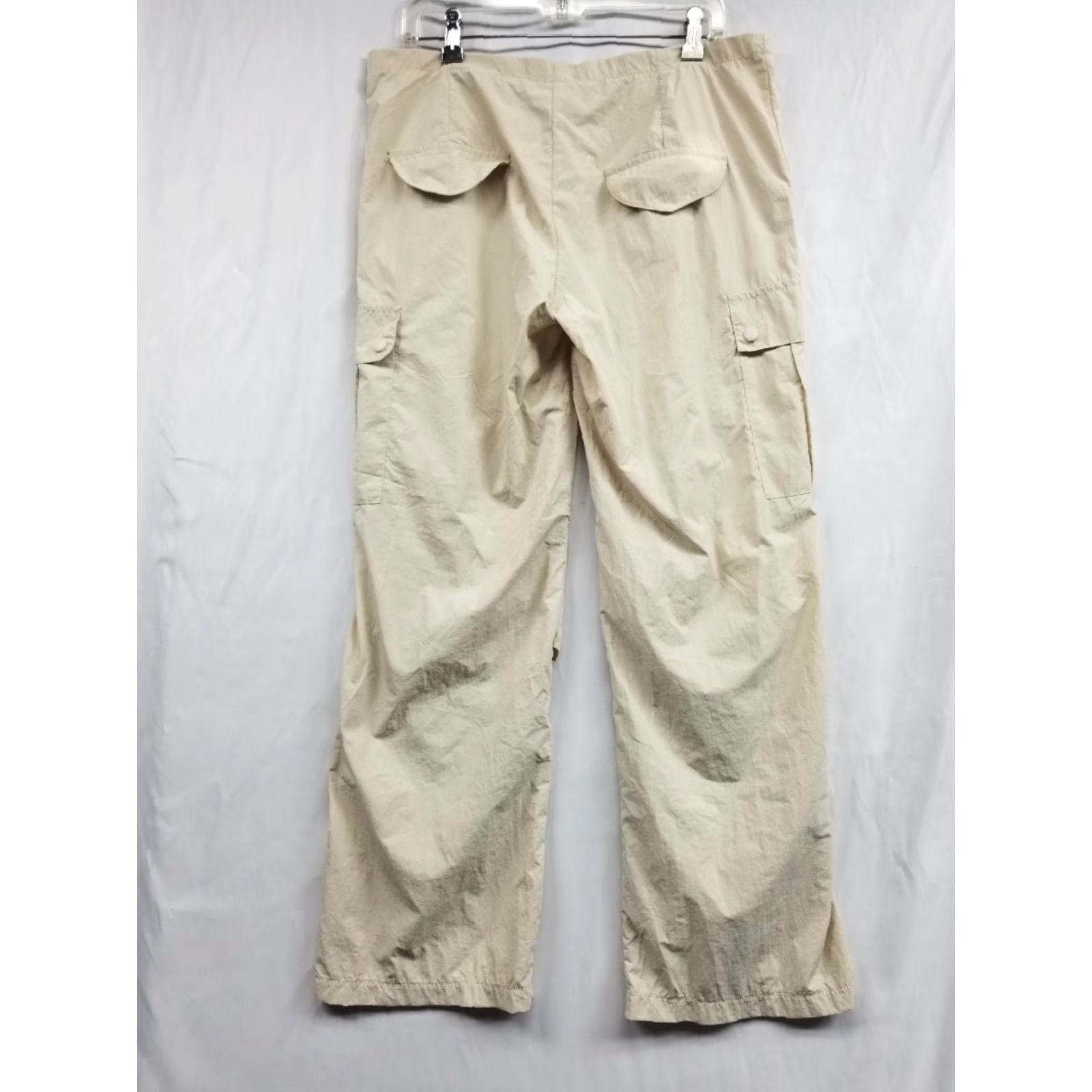 Vintage Pcheebum Windbreaker Cargo Pants Beige Womens Size M Black Outfit/Set Activewear Women Windbreaker Pants Set M Womens Size 32" / US 10 / IT 46 - 2 Thumbnail