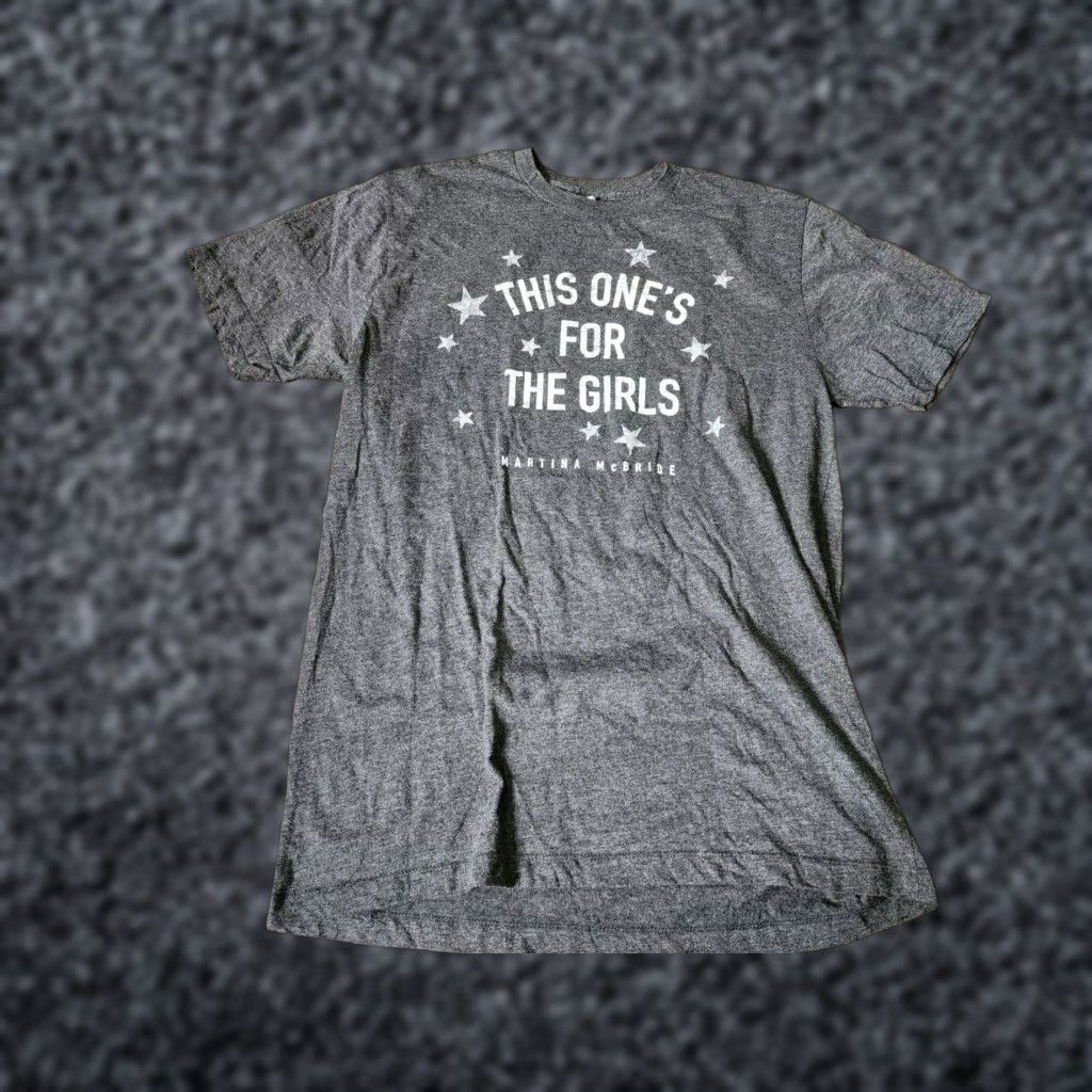 Tultex Martina McBride Shirt Adult M Gray Cotton Blend Music Country T-Shirt Size M / US 6-8 / IT 42-44 - 1 Thumbnail