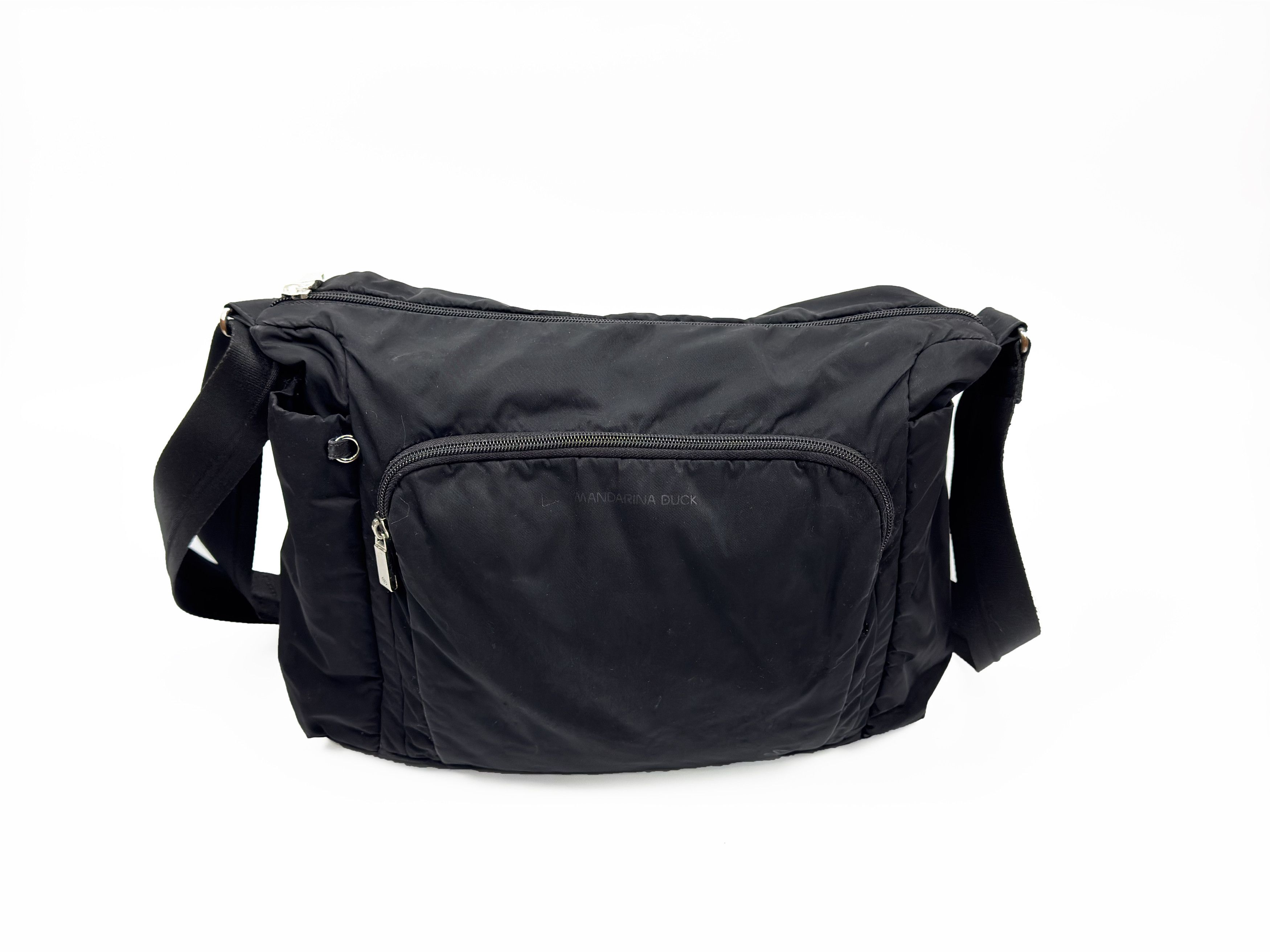 Mandarina Duck By Yohji Yamamoto Crossbody Messenger Bag in Black, Men's