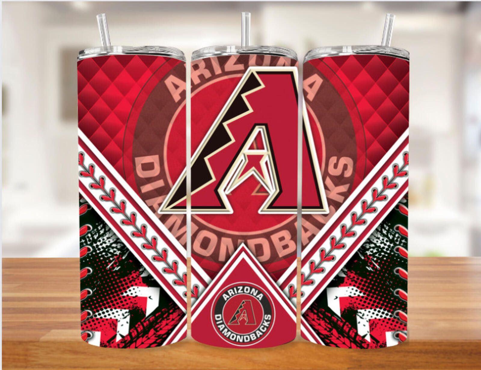 The Unbranded Brand Arizona Diamondbacks Stainless Steel MLB Tumbler - 20 Oz Size ONE SIZE - 1 Thumbnail